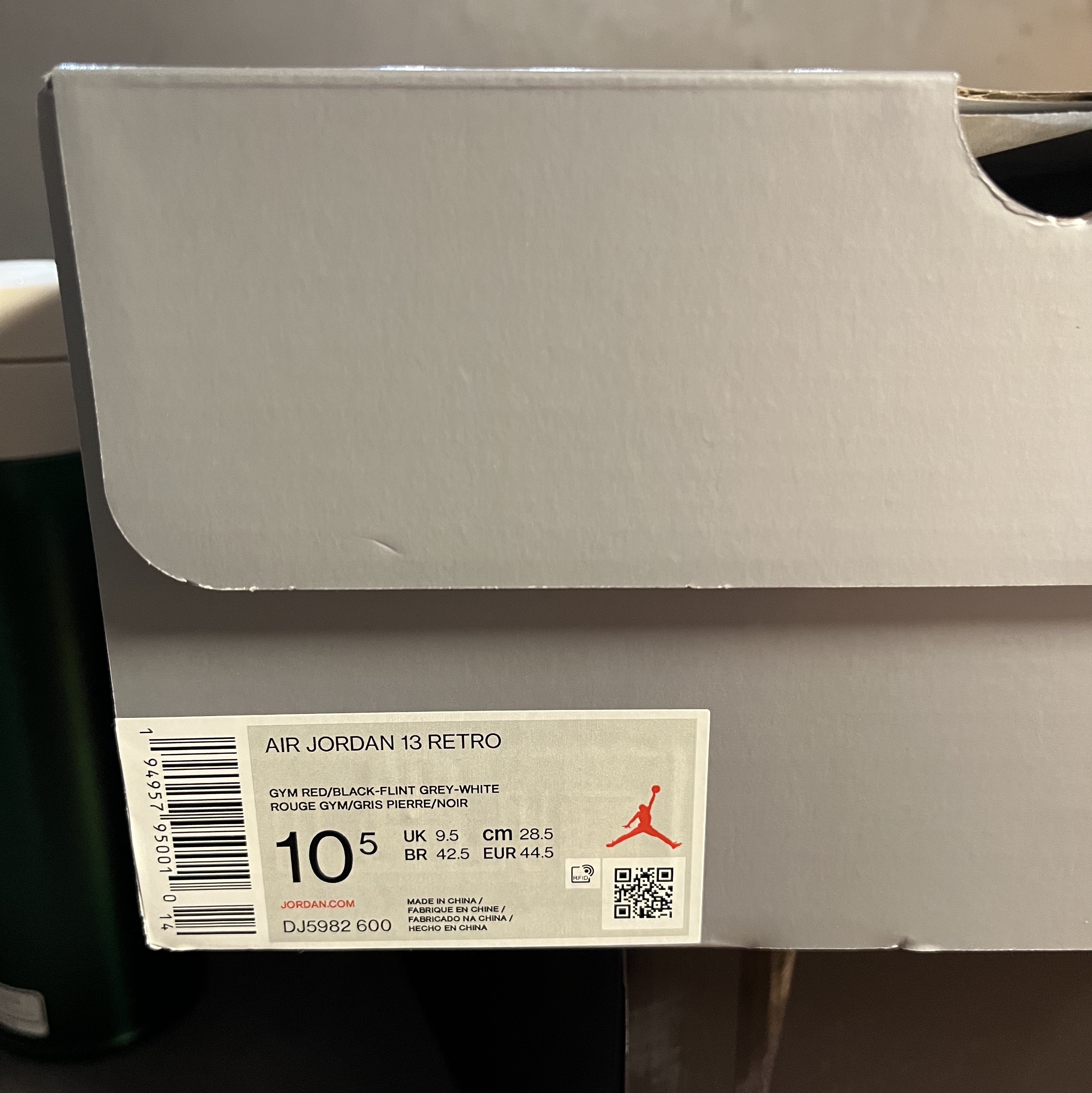 Jordan 13 Retro Gym Red Flint Grey 착용 스타일 - 4