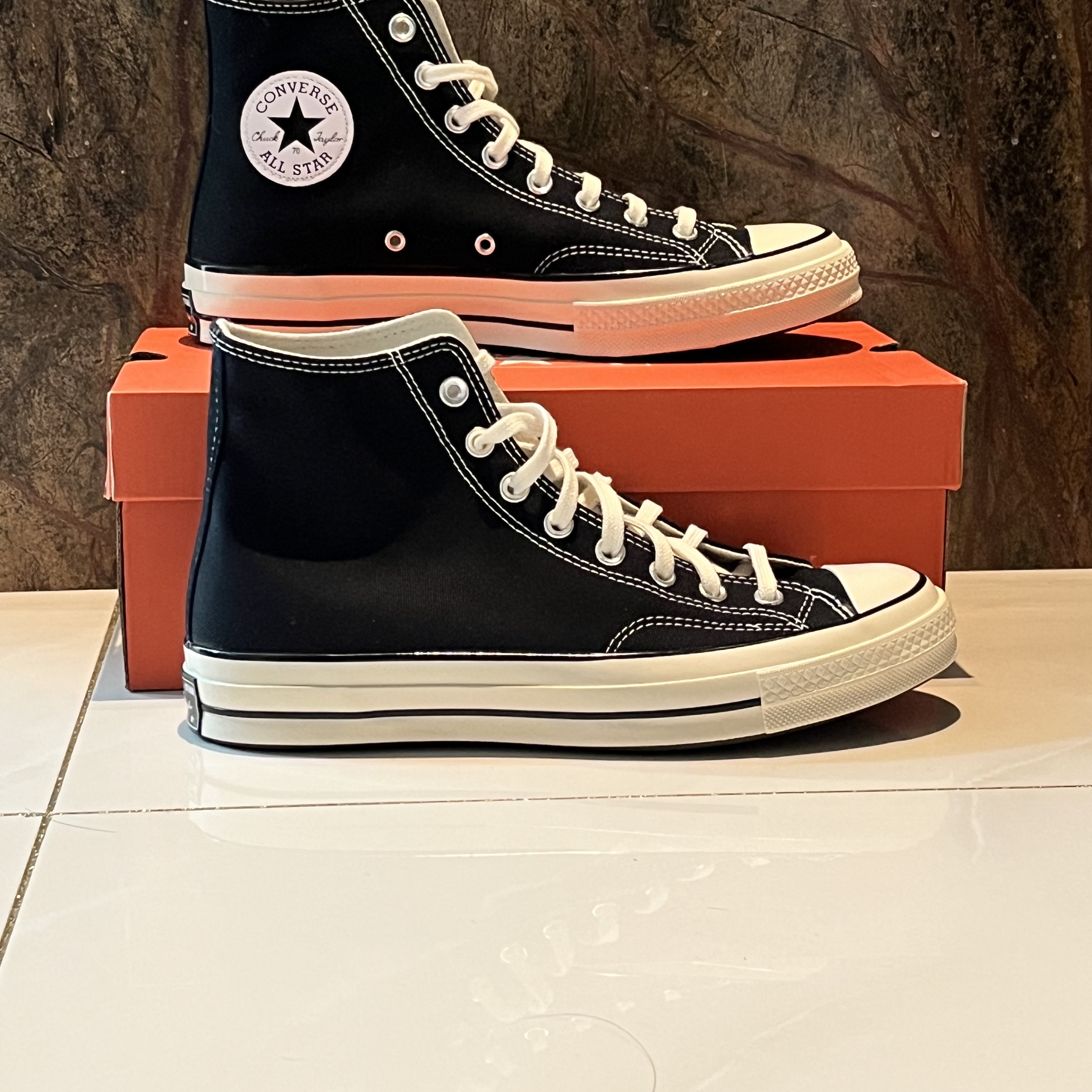Converse Chuck 70 Hi Black 착용 스타일