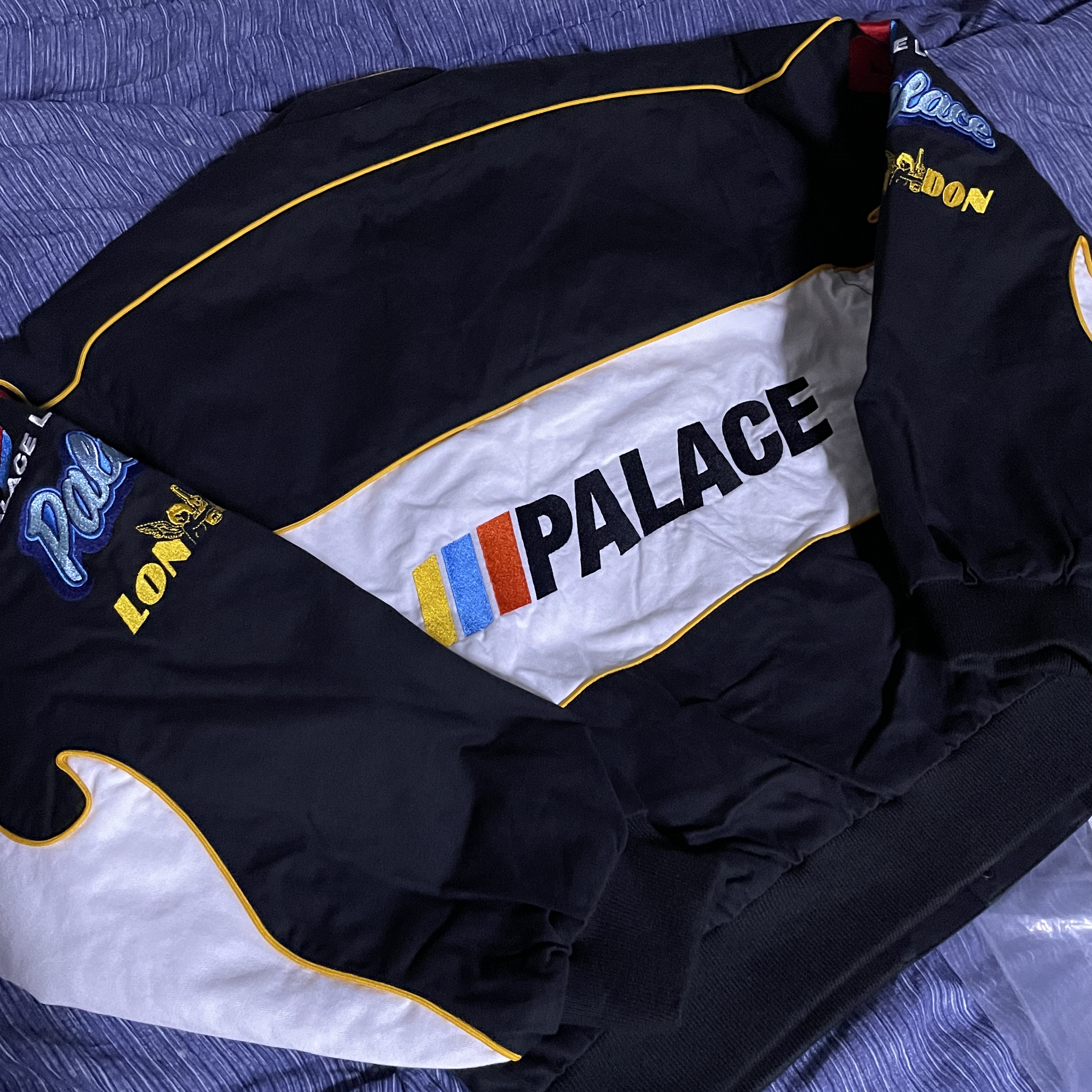 Palace Fast Cotton Jacket Black - 23SS 착용 스타일 - 2