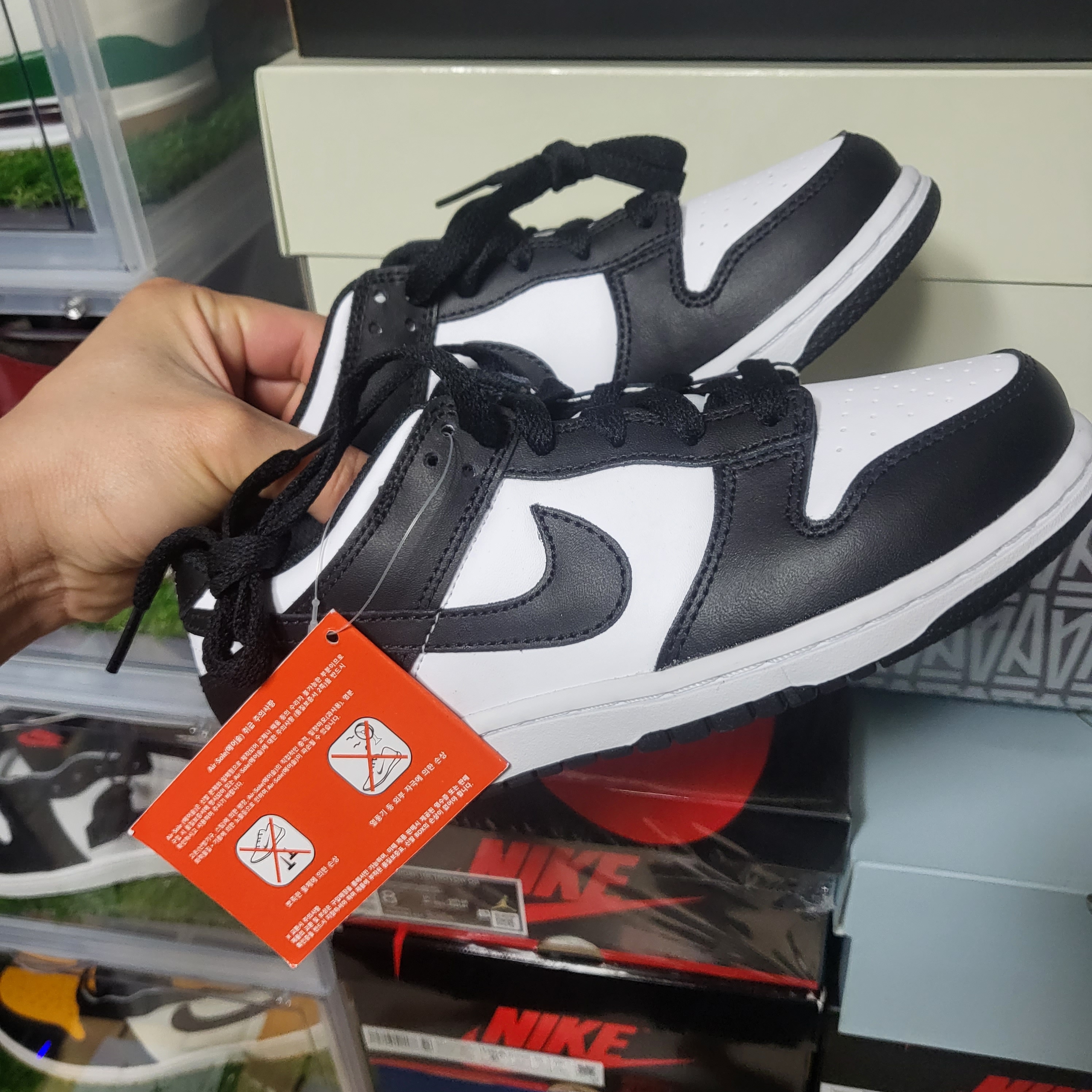 (PS) Nike Dunk Low Black, Nike Dunk Low Retro Black 착용 스타일 - 1