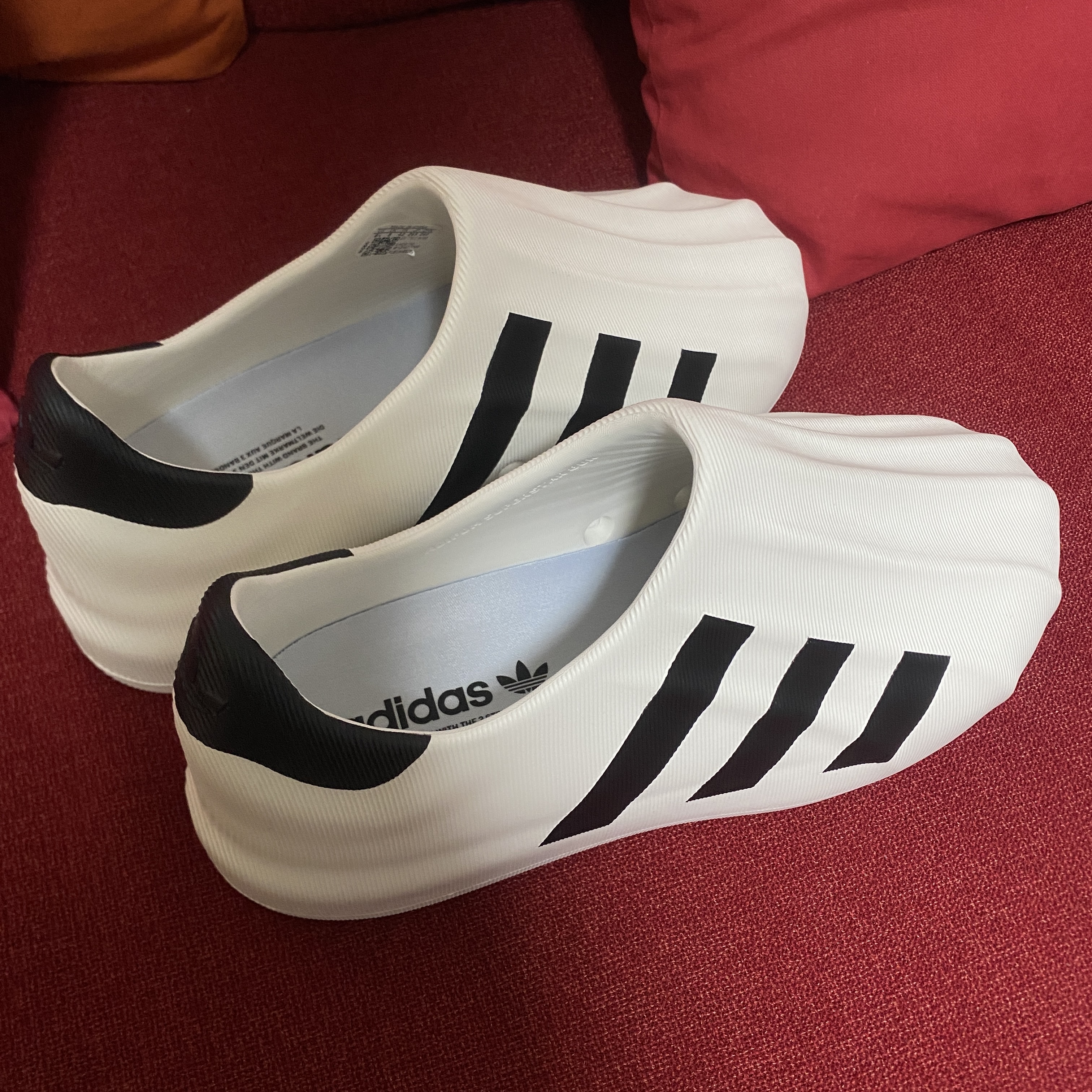 Adidas Adifom Superstar Core White 착용 스타일 - 3