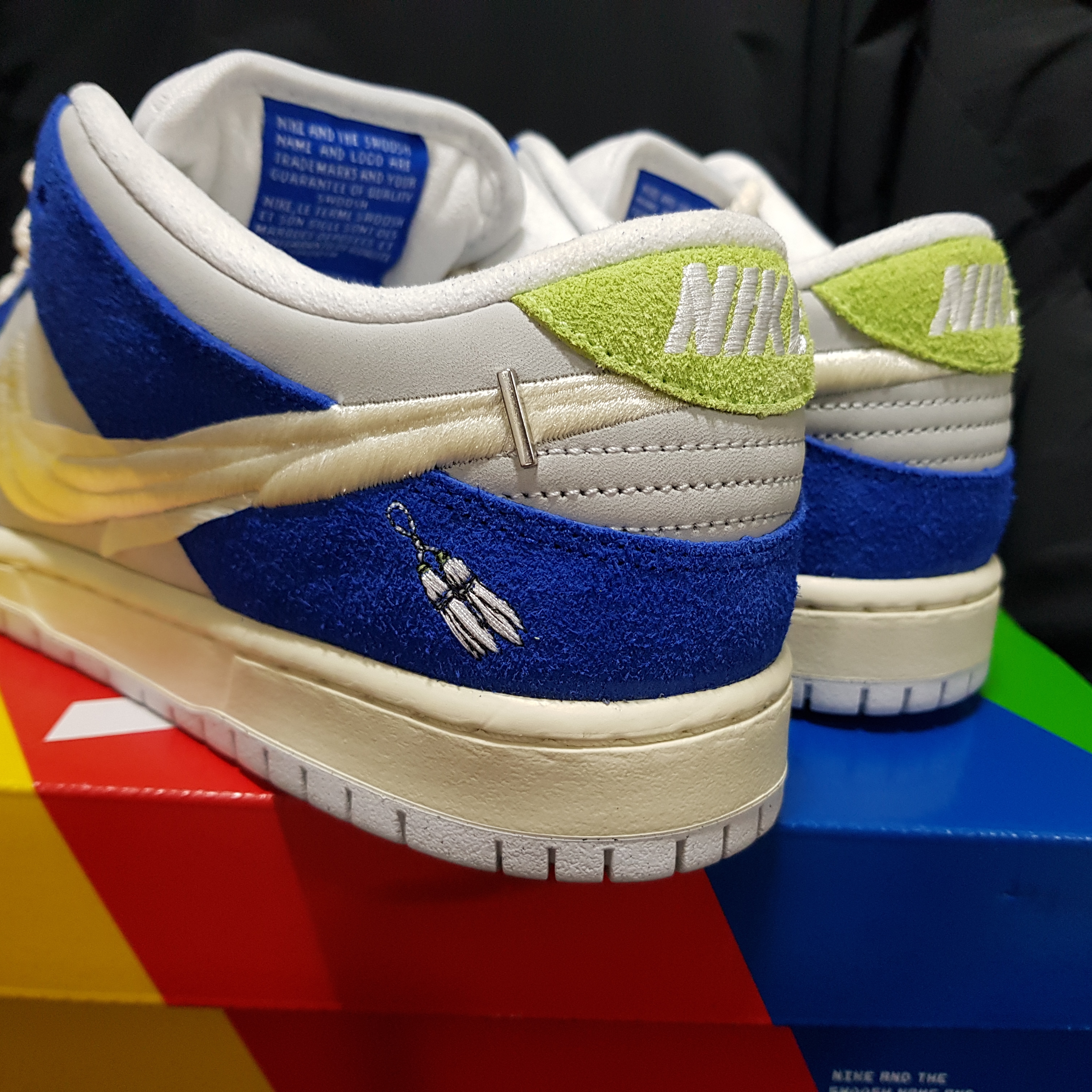 Nike x Fly Streetwear SB Dunk Low Pro Gardenia 착용 스타일 - 3