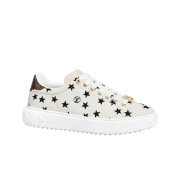 (W) Louis Vuitton Time Out Sneakers Black White
