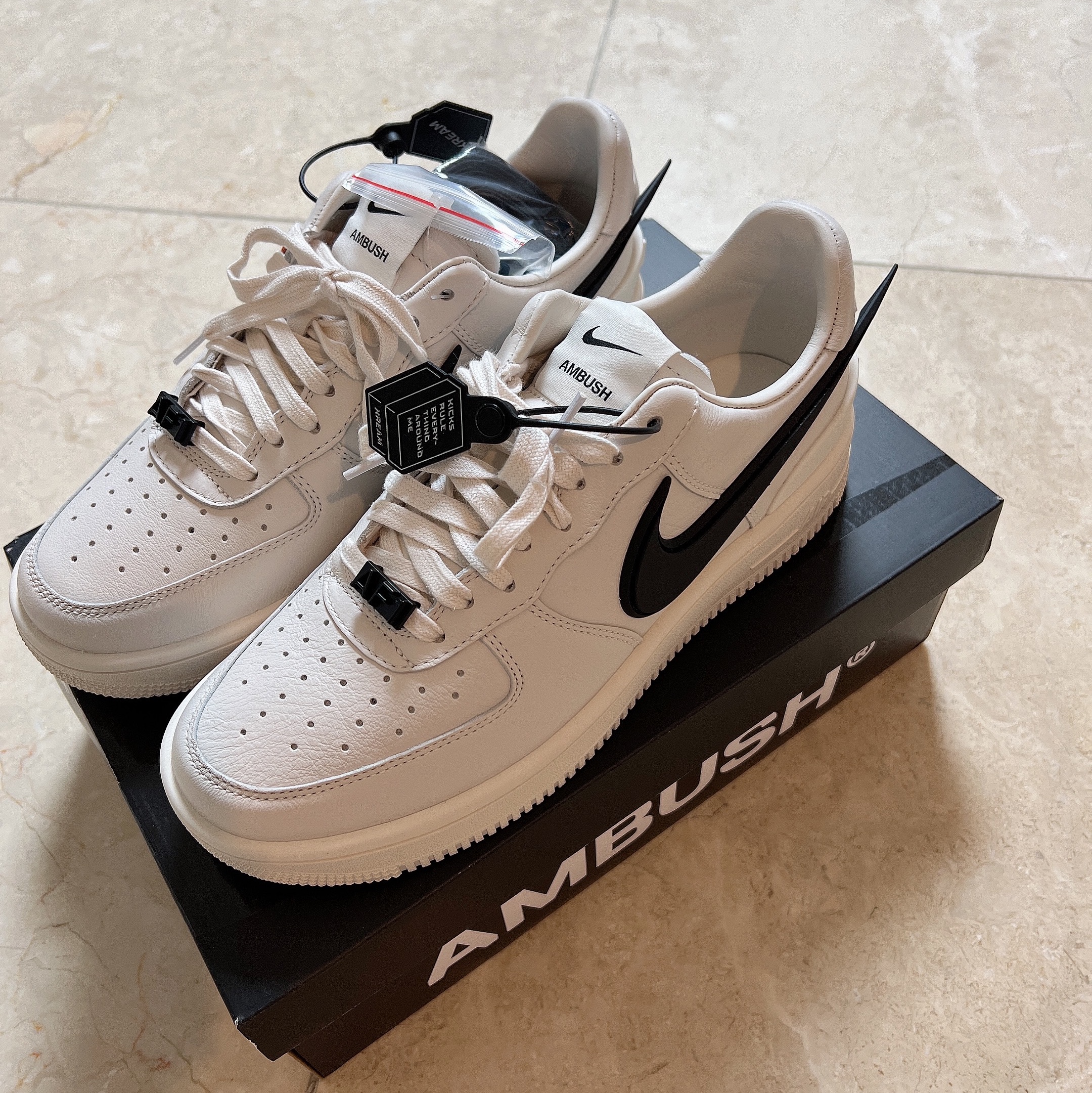 Nike x Ambush Air Force 1 Low SP Phantom 착용 스타일 - 1