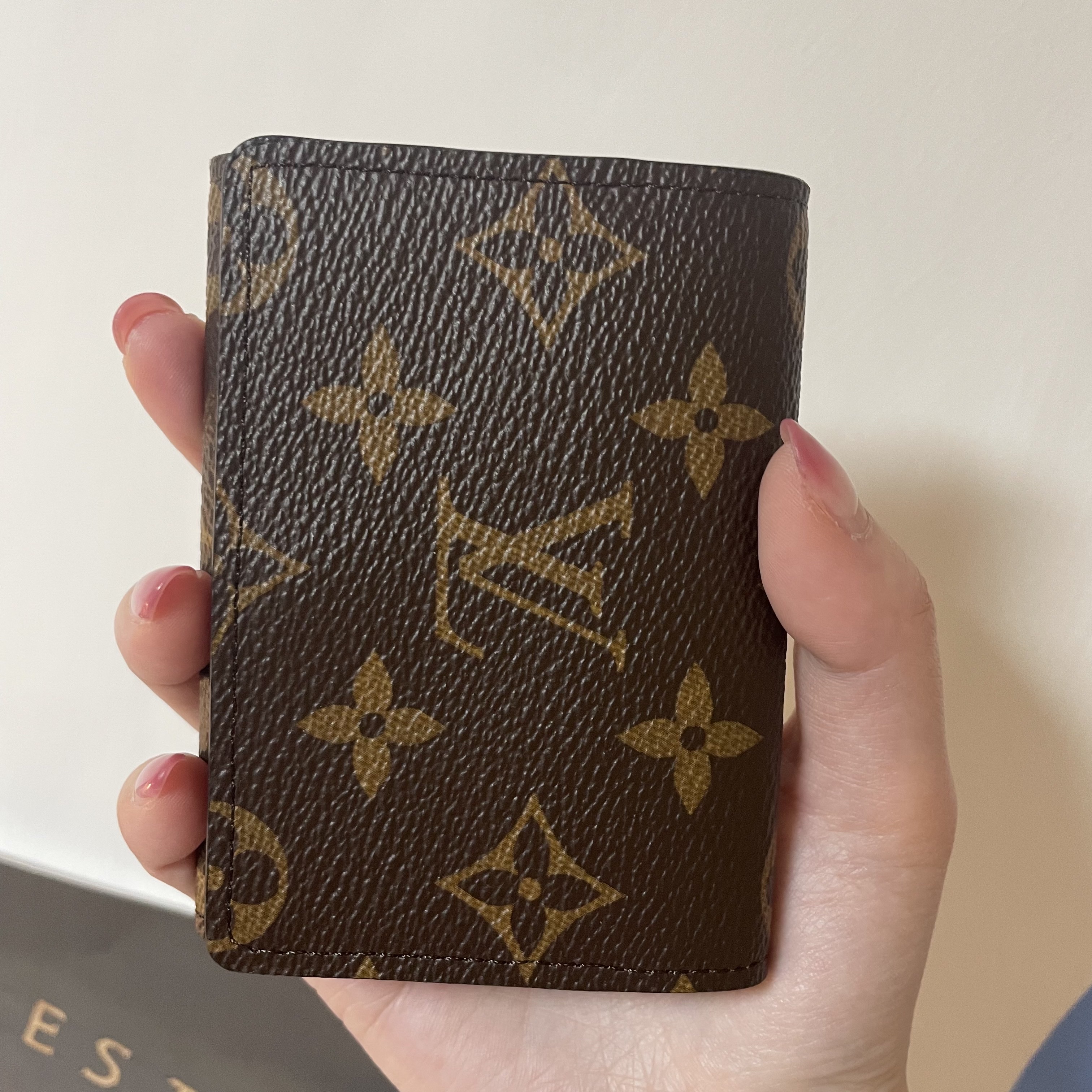 Louis Vuitton Envelope Business Card Holder Monogram 착용 스타일 - 2