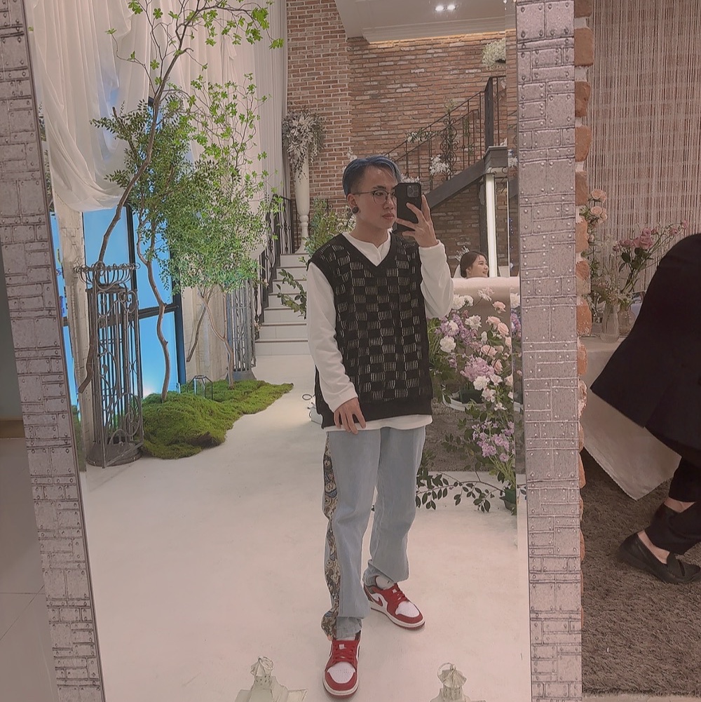 (W) Jordan 1 Low White Gym Red 착용 스타일