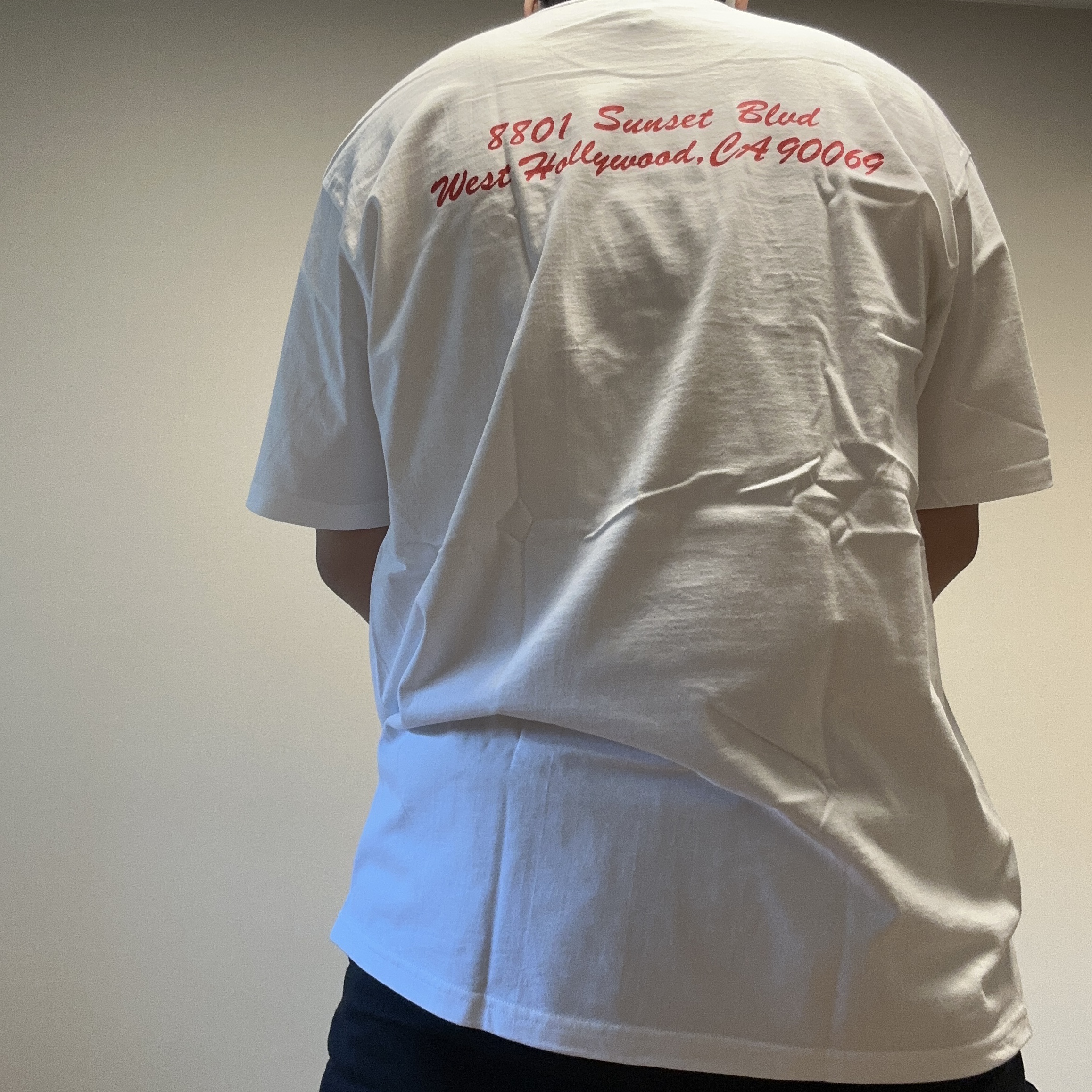 Supreme West Hollywood Box Logo T-Shirt White - 23SS 착용 스타일 - 2