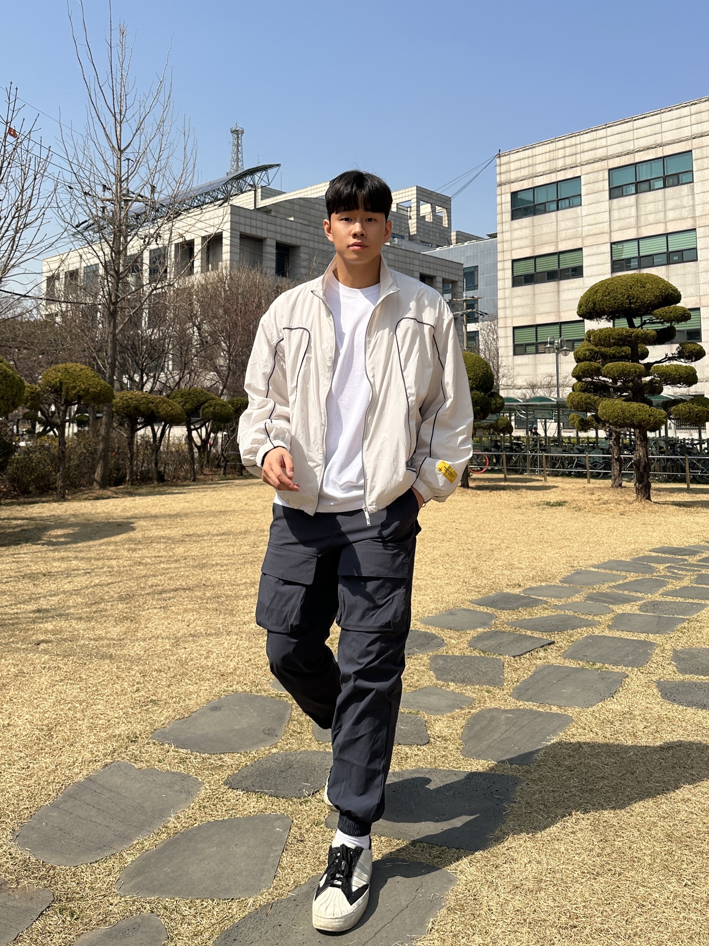 Y-3 Yohji Star White 착용 스타일 - 1