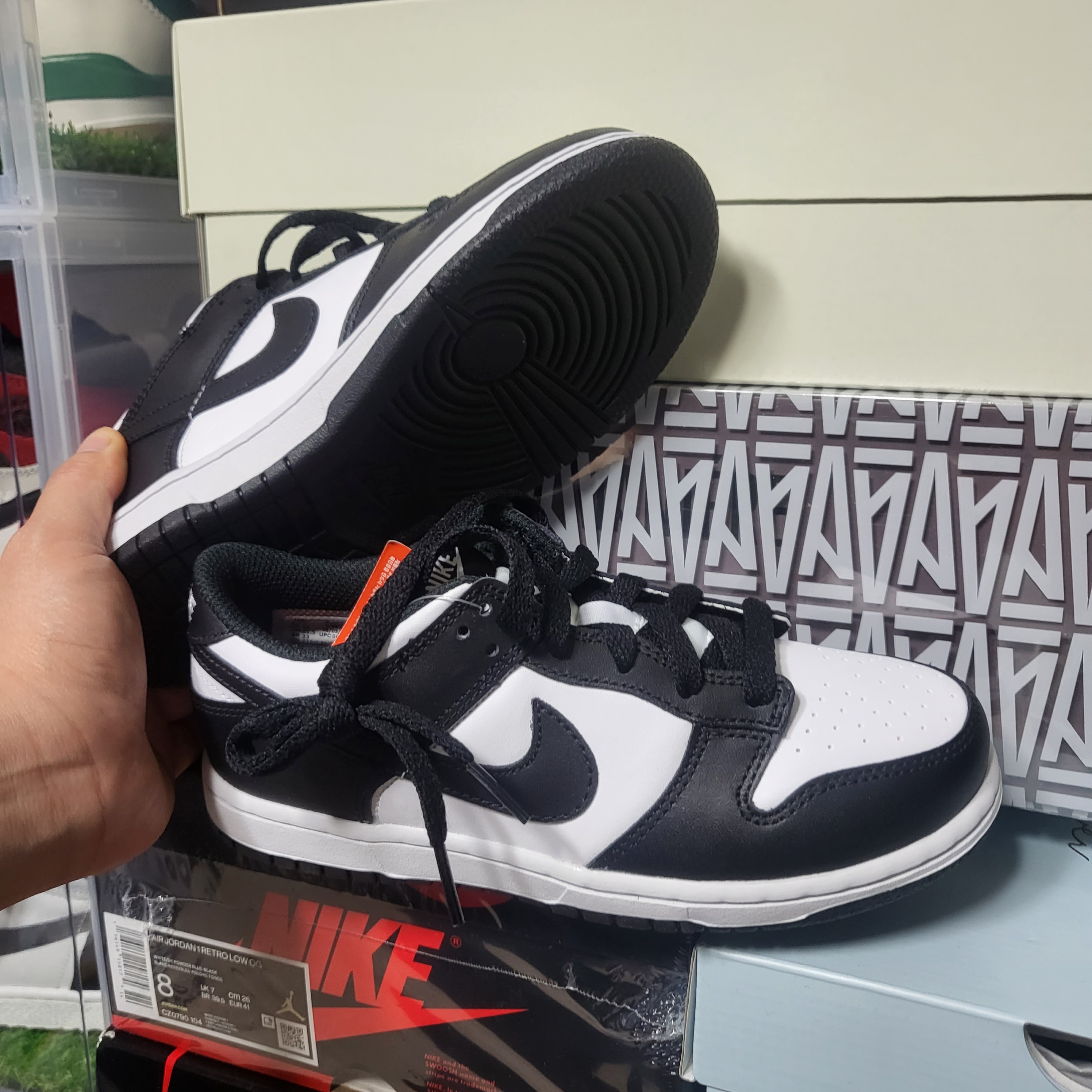 (PS) Nike Dunk Low Black, Nike Dunk Low Retro Black 착용 스타일 - 2