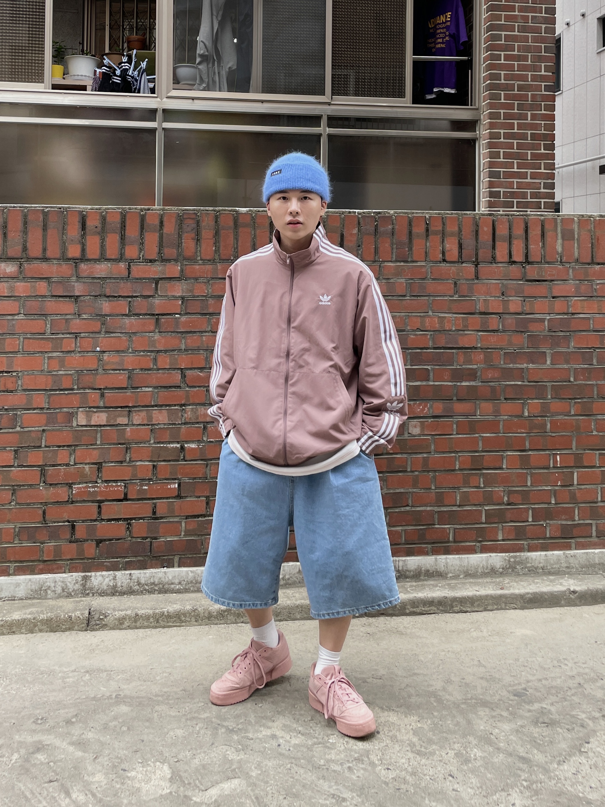 (W) Adidas Forum Bold Wonder Mauve 착용 스타일 - 3