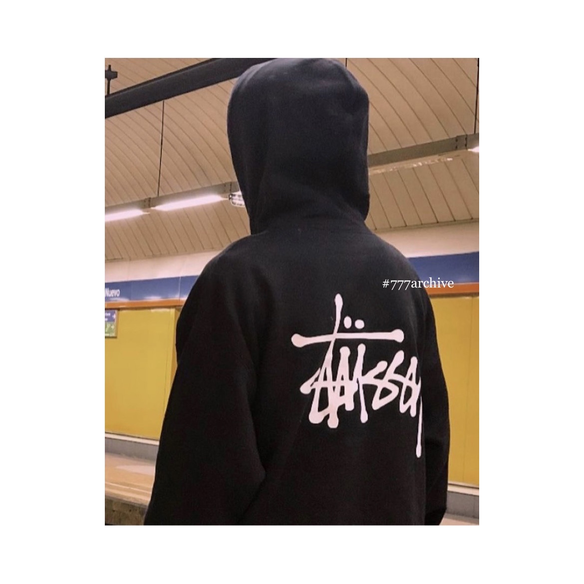 Stussy Basic Stussy Hoodie Black 2023 착용 스타일 - 3