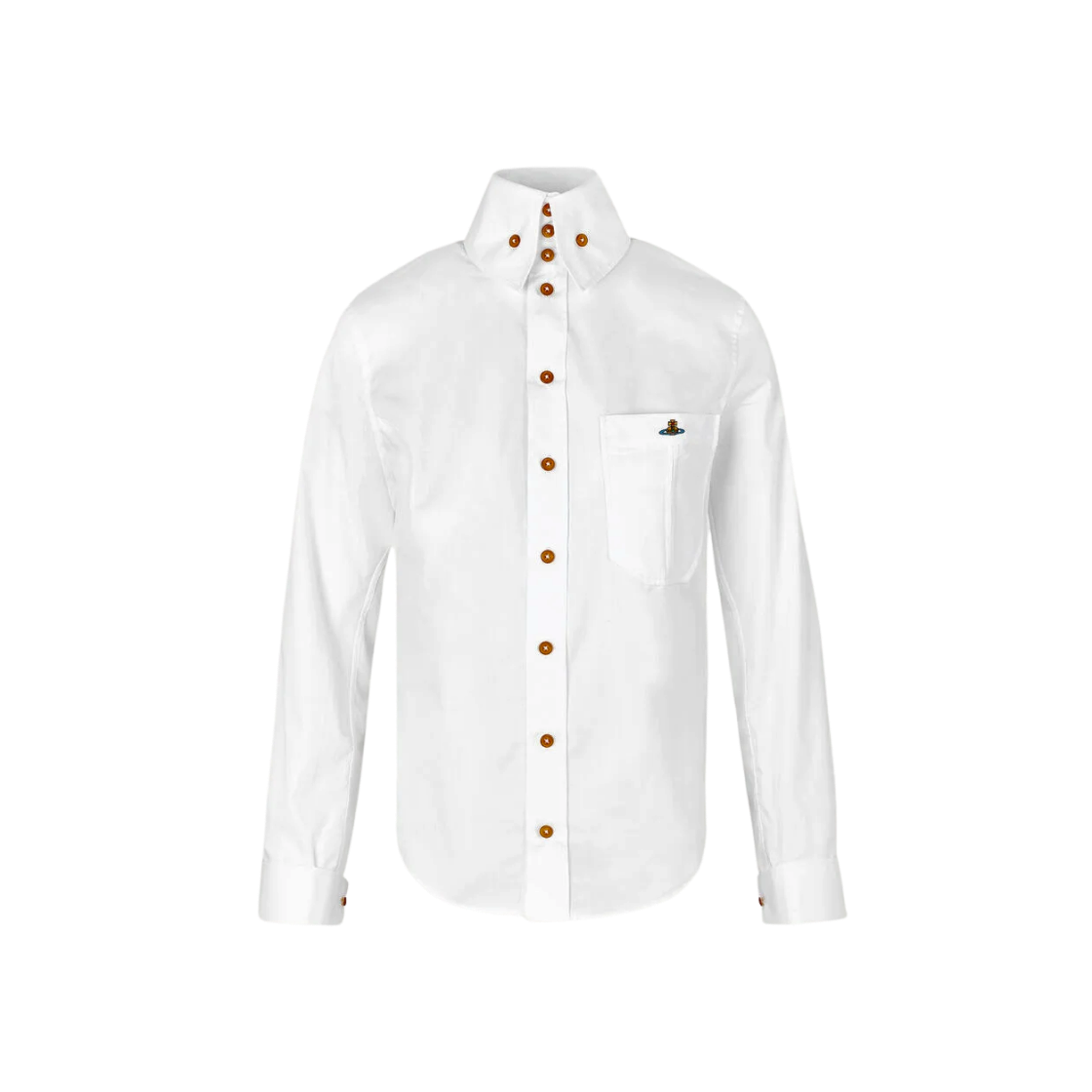 (W) Vivienne Westwood Classic Krall Shirt White 상세 이미지 1