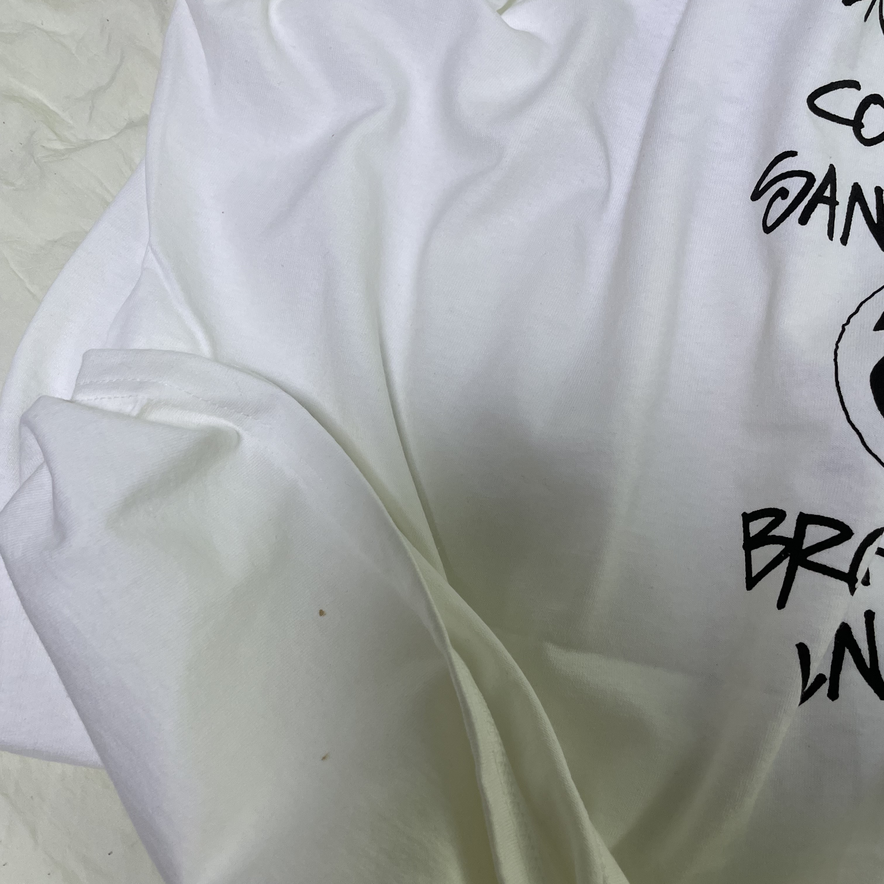 Stussy World Tour T-Shirt White 착용 스타일 - 1