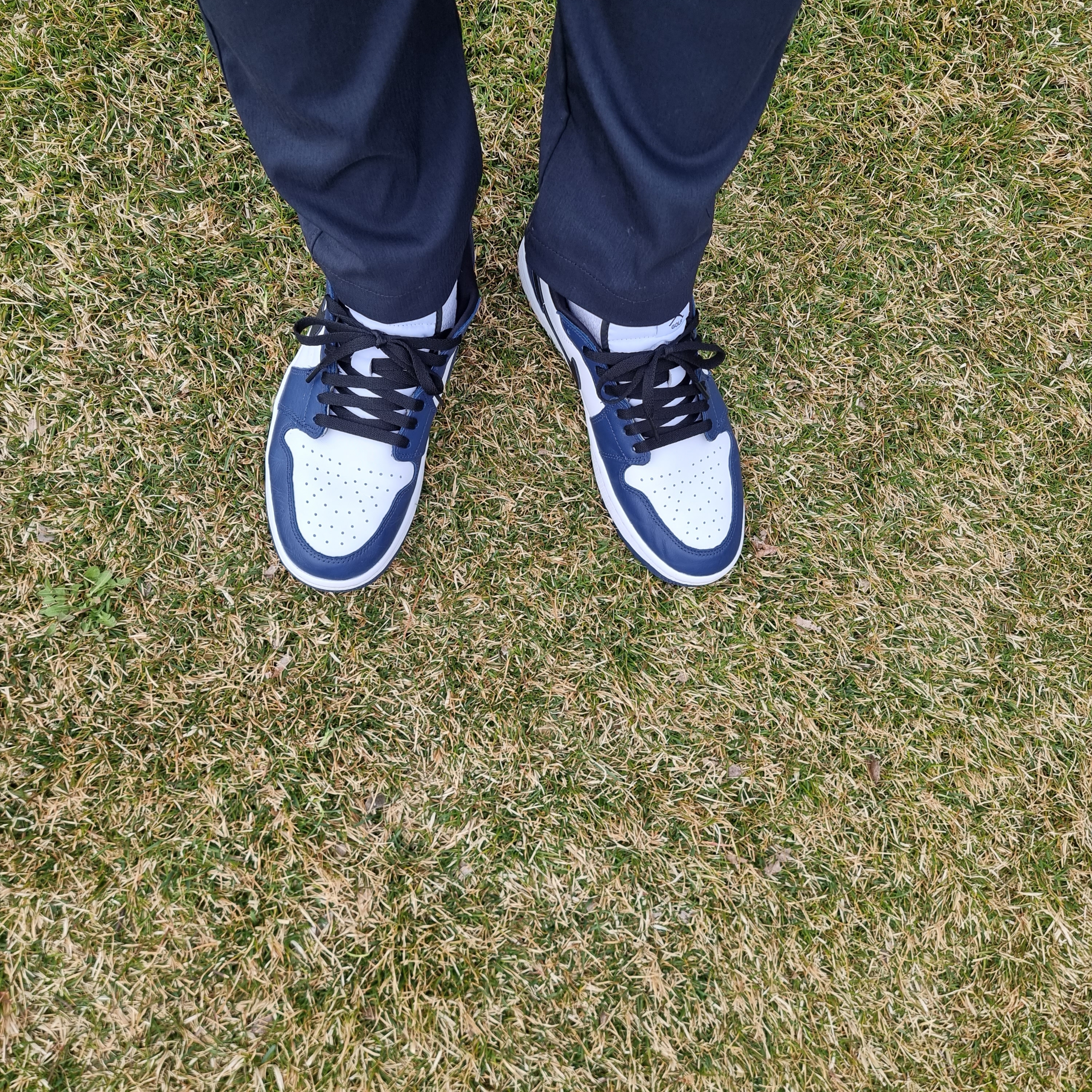 Jordan 1 Low Golf Midnight Navy 착용 스타일 - 2