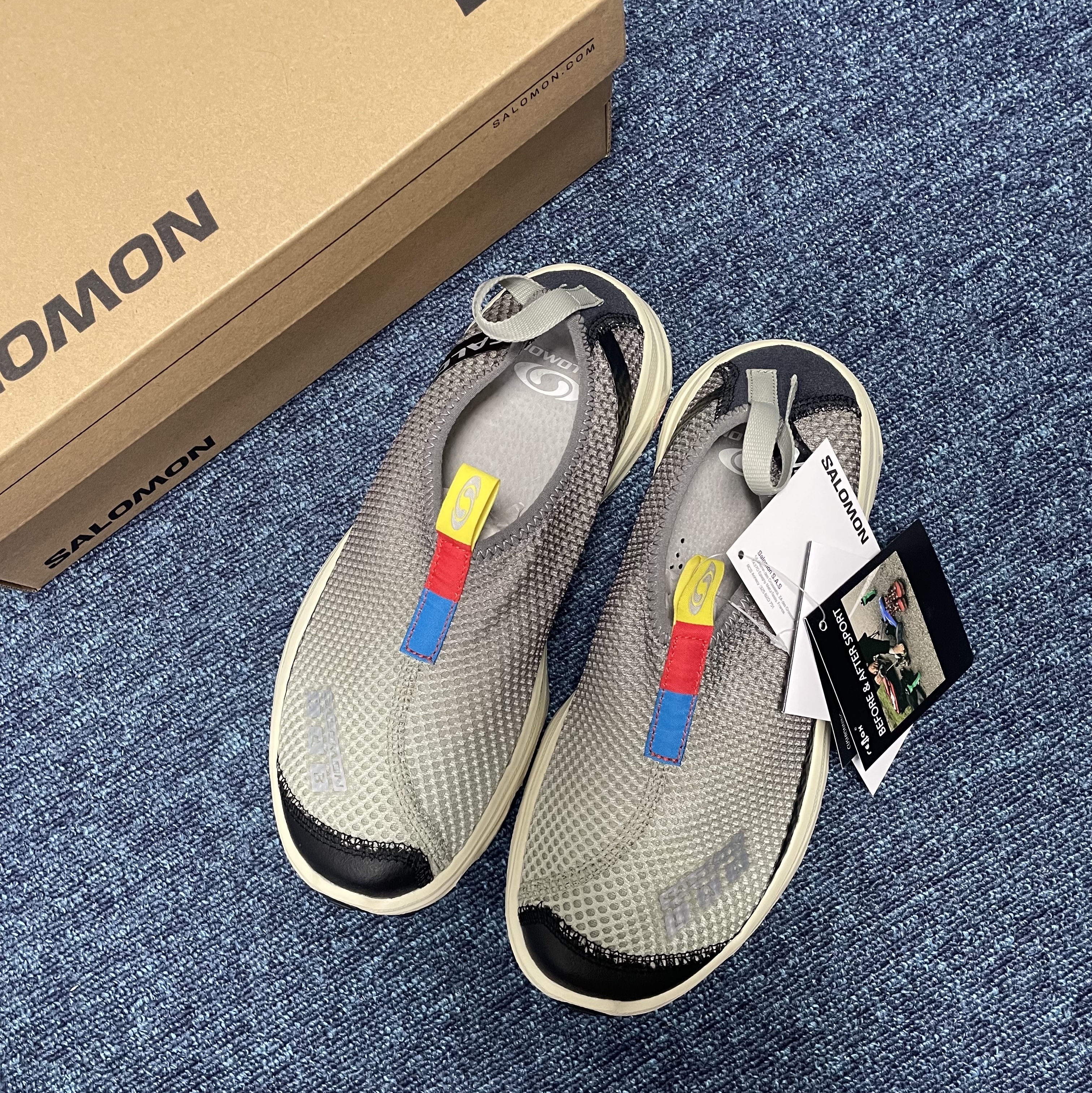 Salomon RX Moc 3.0 Pewter Desert 착용 스타일 - 2