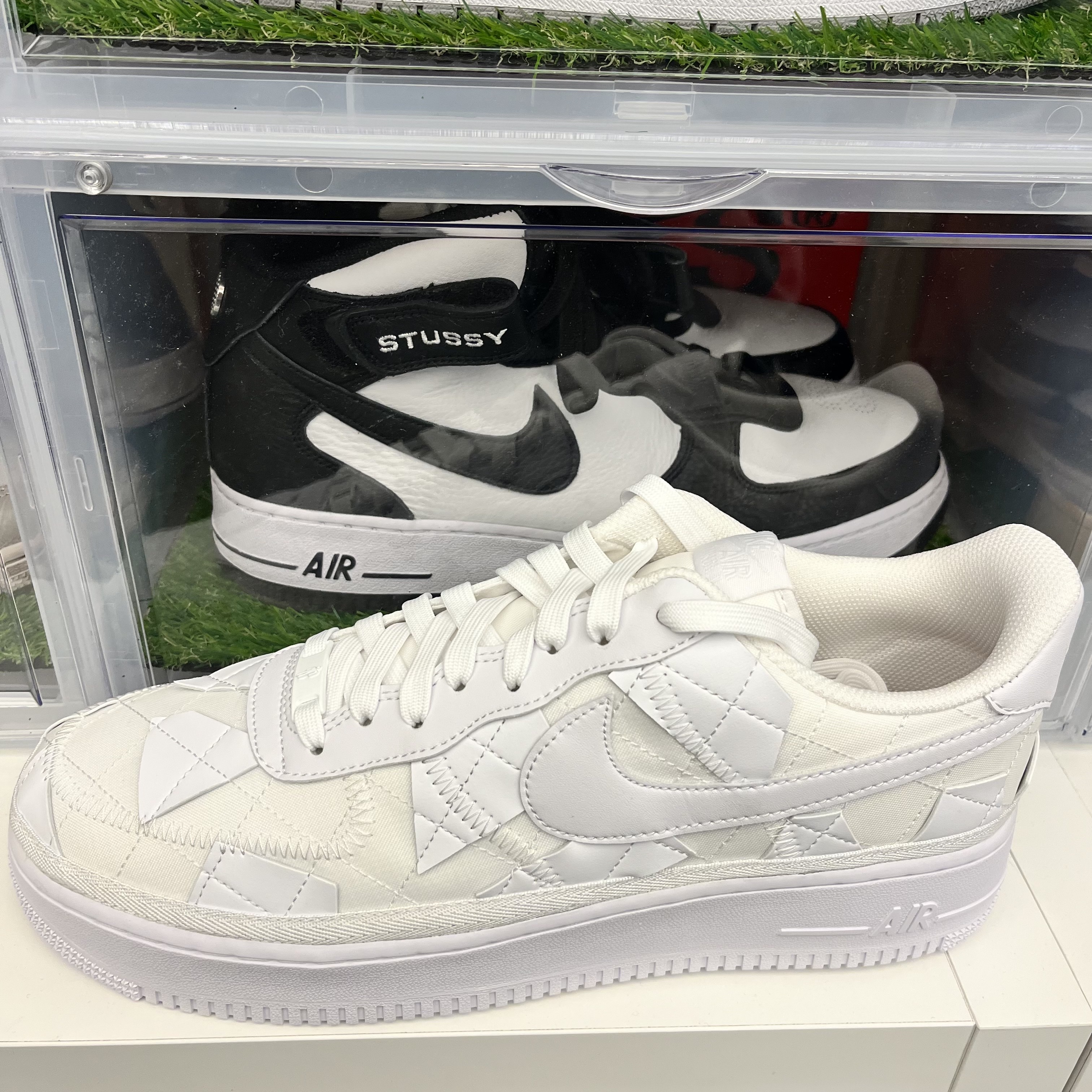 Nike x Billie Eilish Air Force 1 Low SP Triple White 착용 스타일 - 2