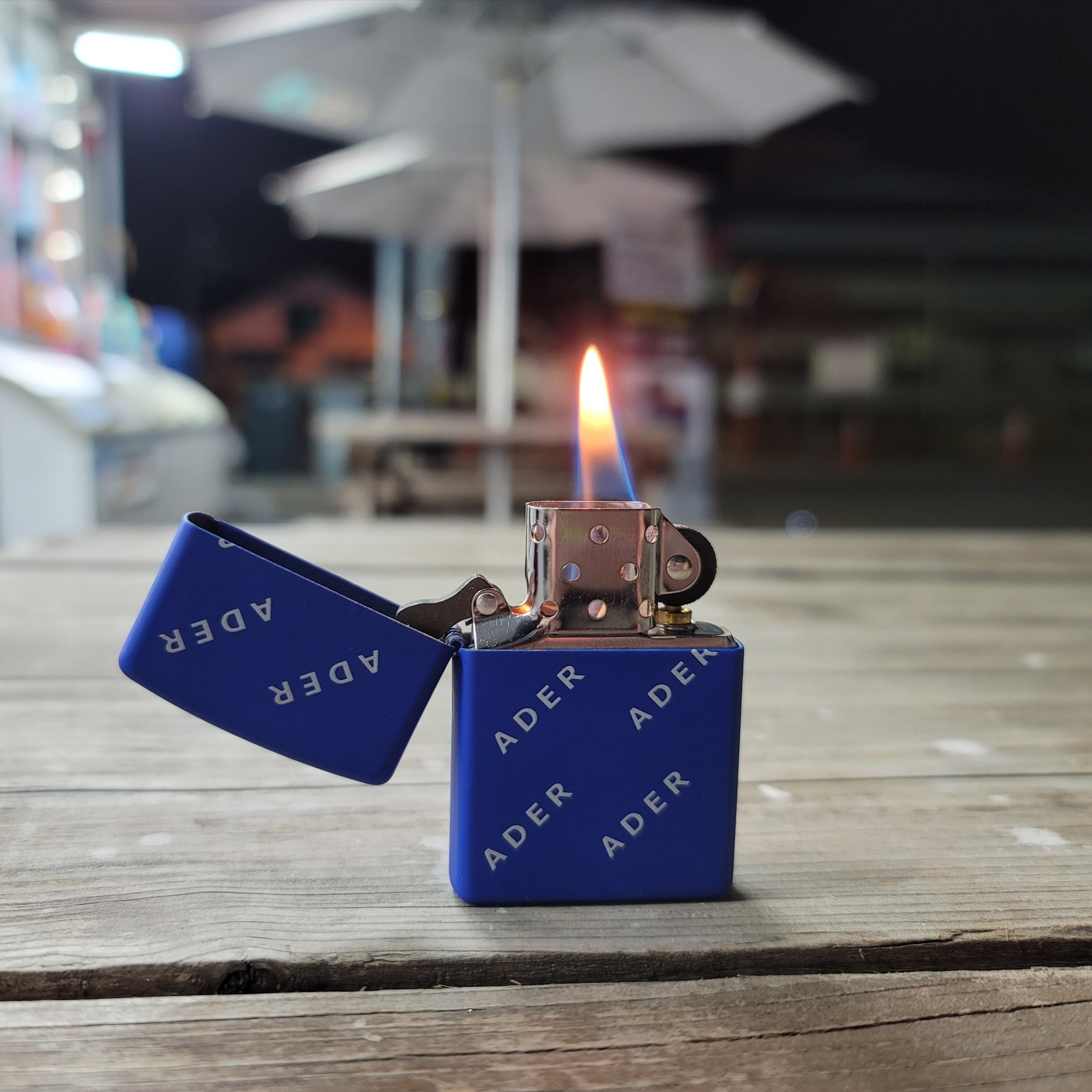 Ader Error Ader Lighter Blue 착용 스타일 - 1