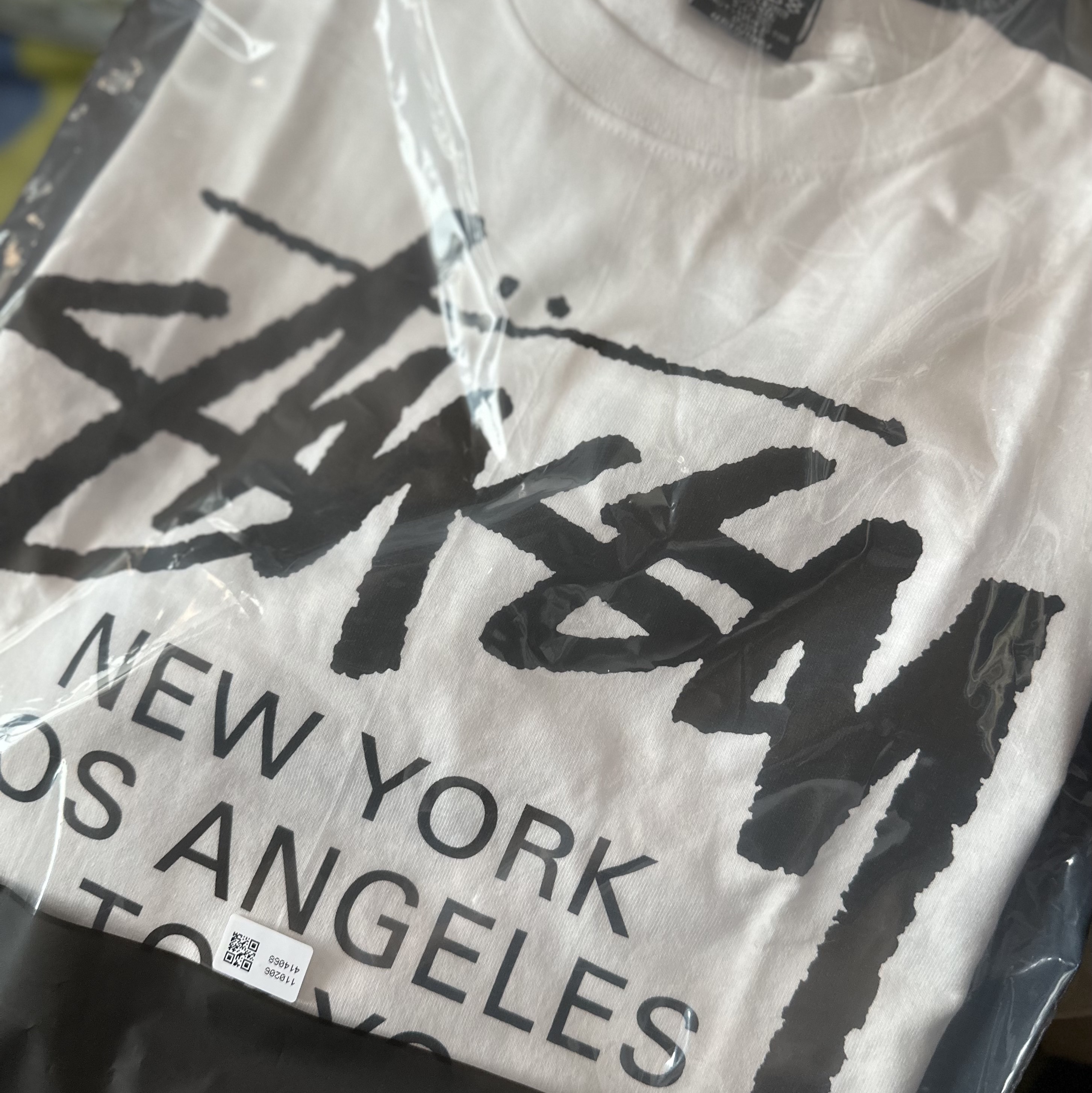 Stussy World Tour T-Shirt White 착용 스타일