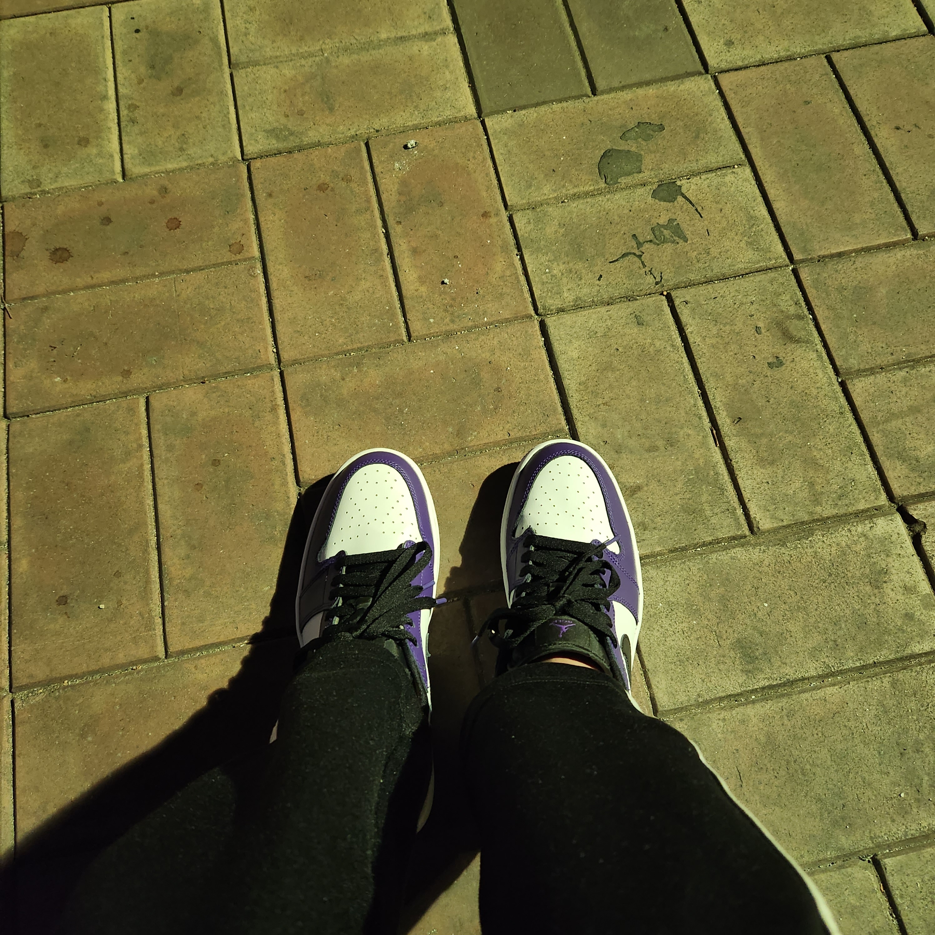 Jordan 1 Low Golf Court Purple 착용 스타일
