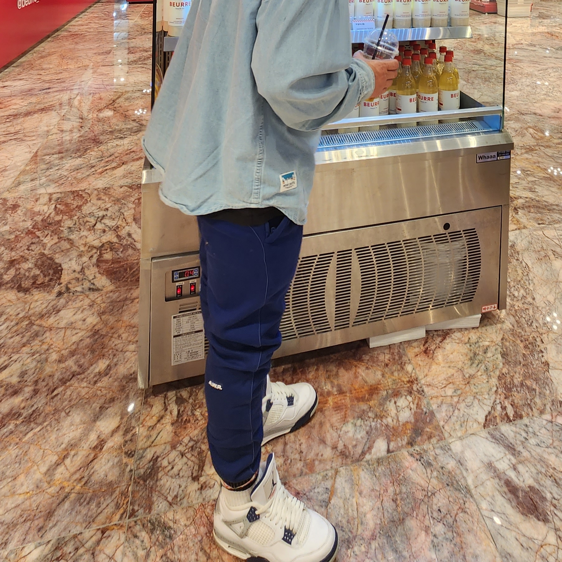 Jordan 4 Retro Midnight Navy, Nike x Drake Nocta Cardinal Stock Essential Fleece Pants Navy - Asia 착용 스타일 - 2
