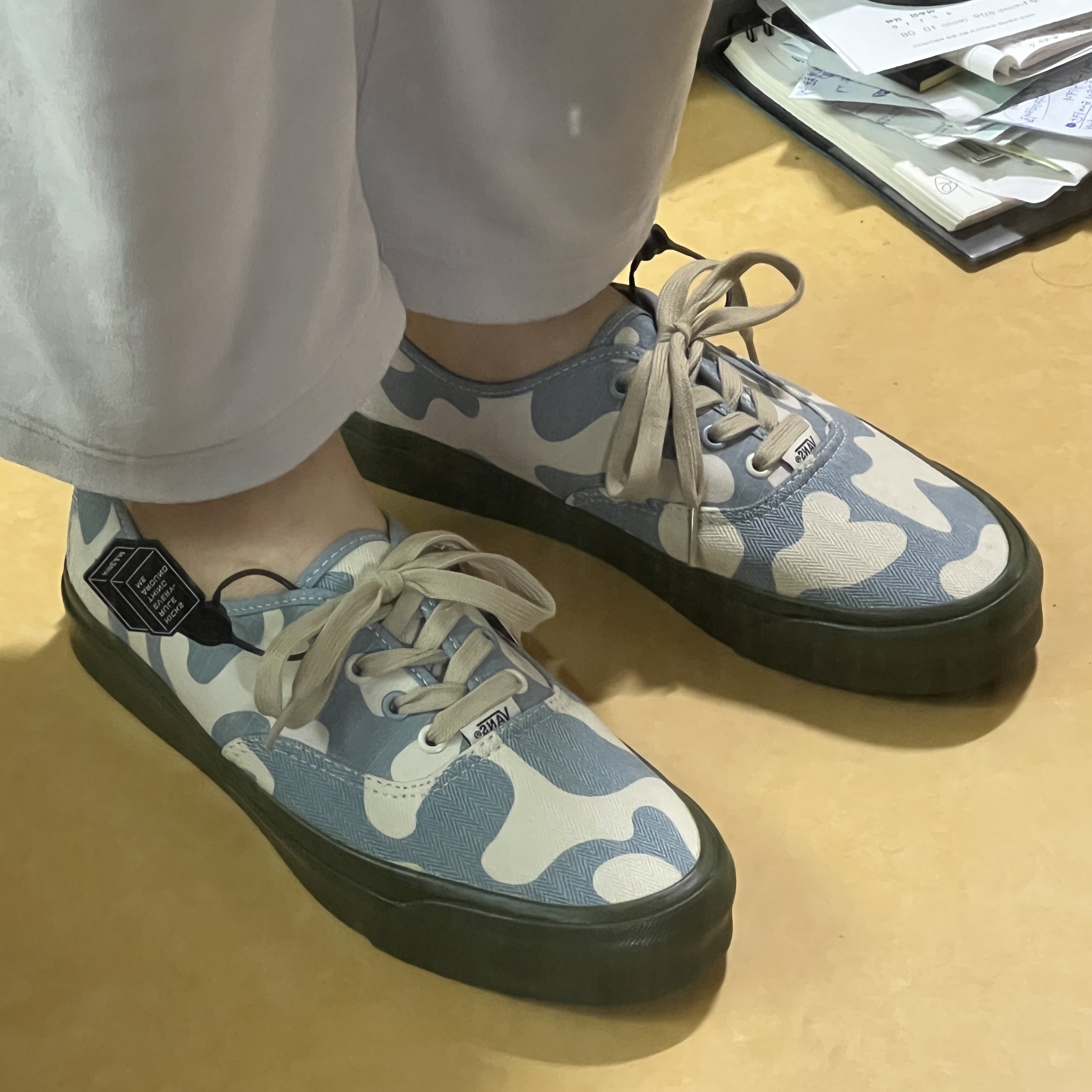 Vans Vault x Taka Hayashi OG Style 50 LX Canvas Blue 착용 스타일