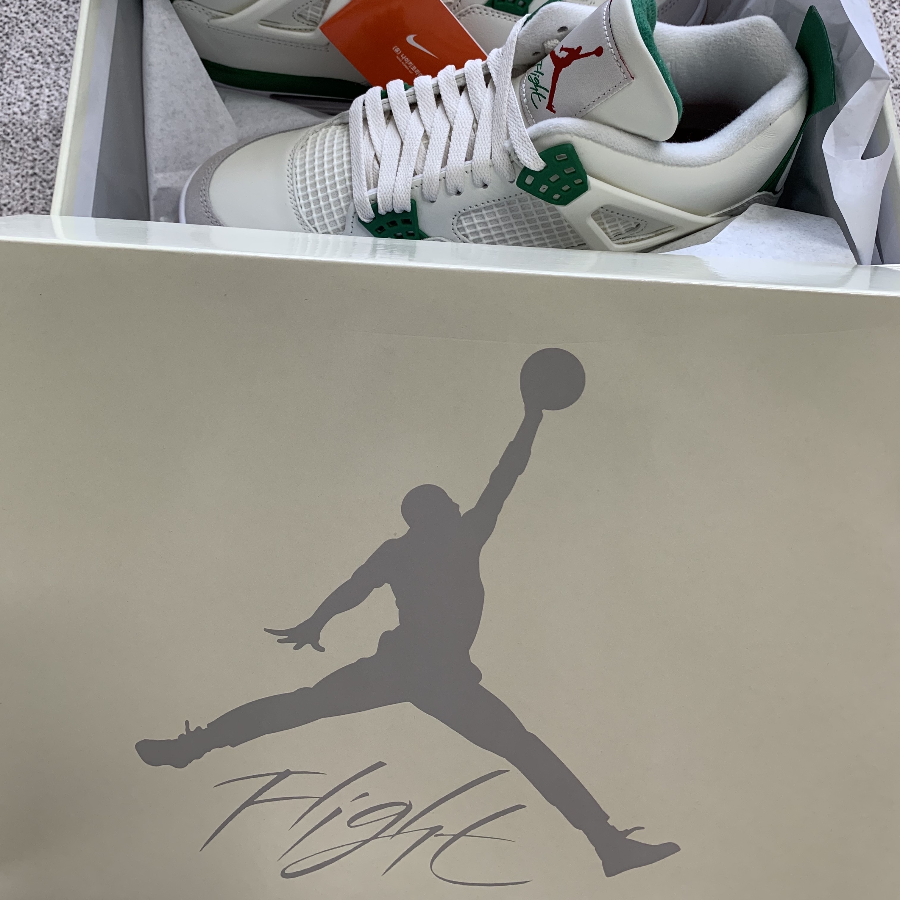 Jordan 4 x Nike SB Retro SP Pine Green 착용 스타일 - 1