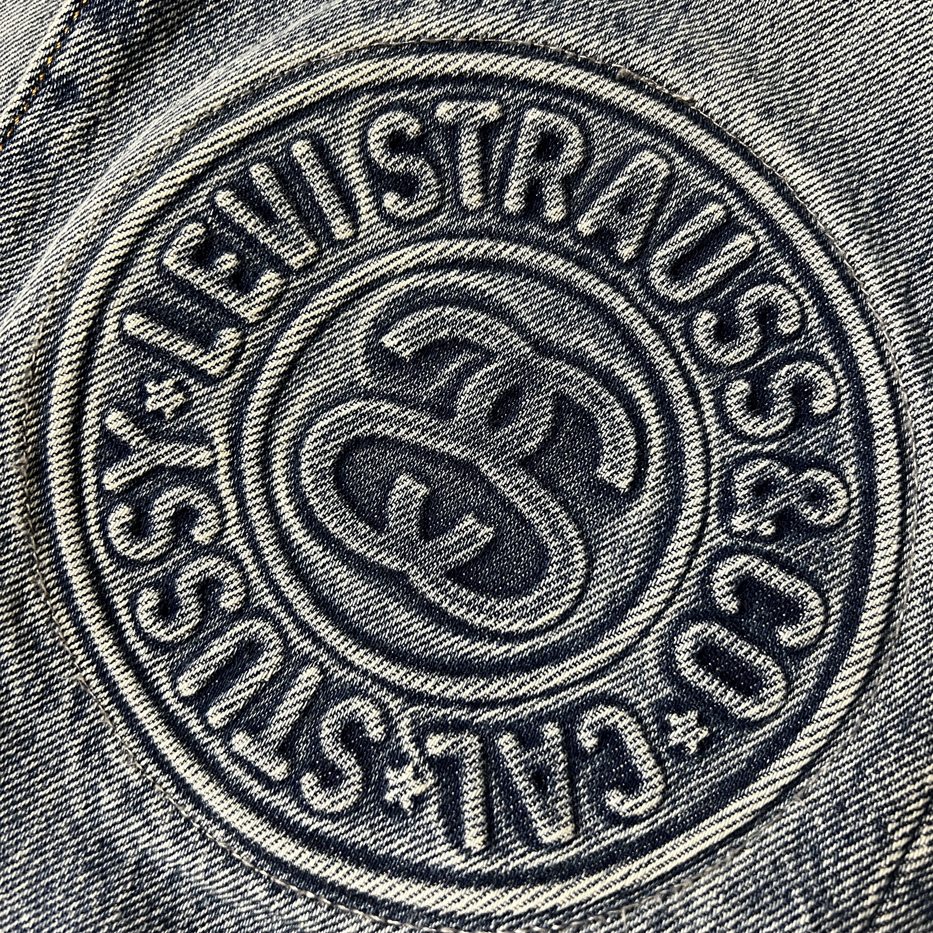Stussy x Levi's Embossed 501 Jean Indigo 착용 스타일 - 3