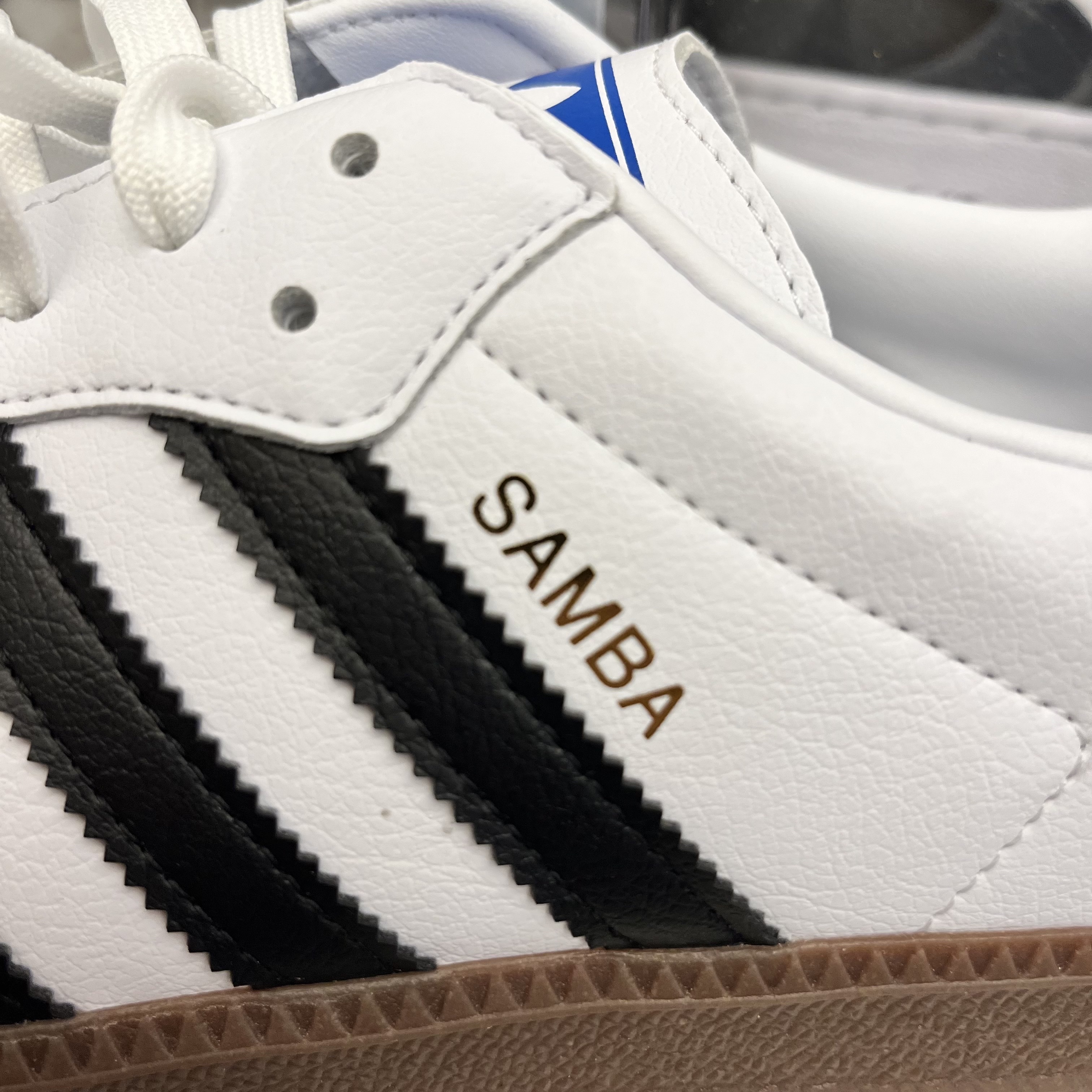Adidas Samba Vegan White Black 착용 스타일 - 3