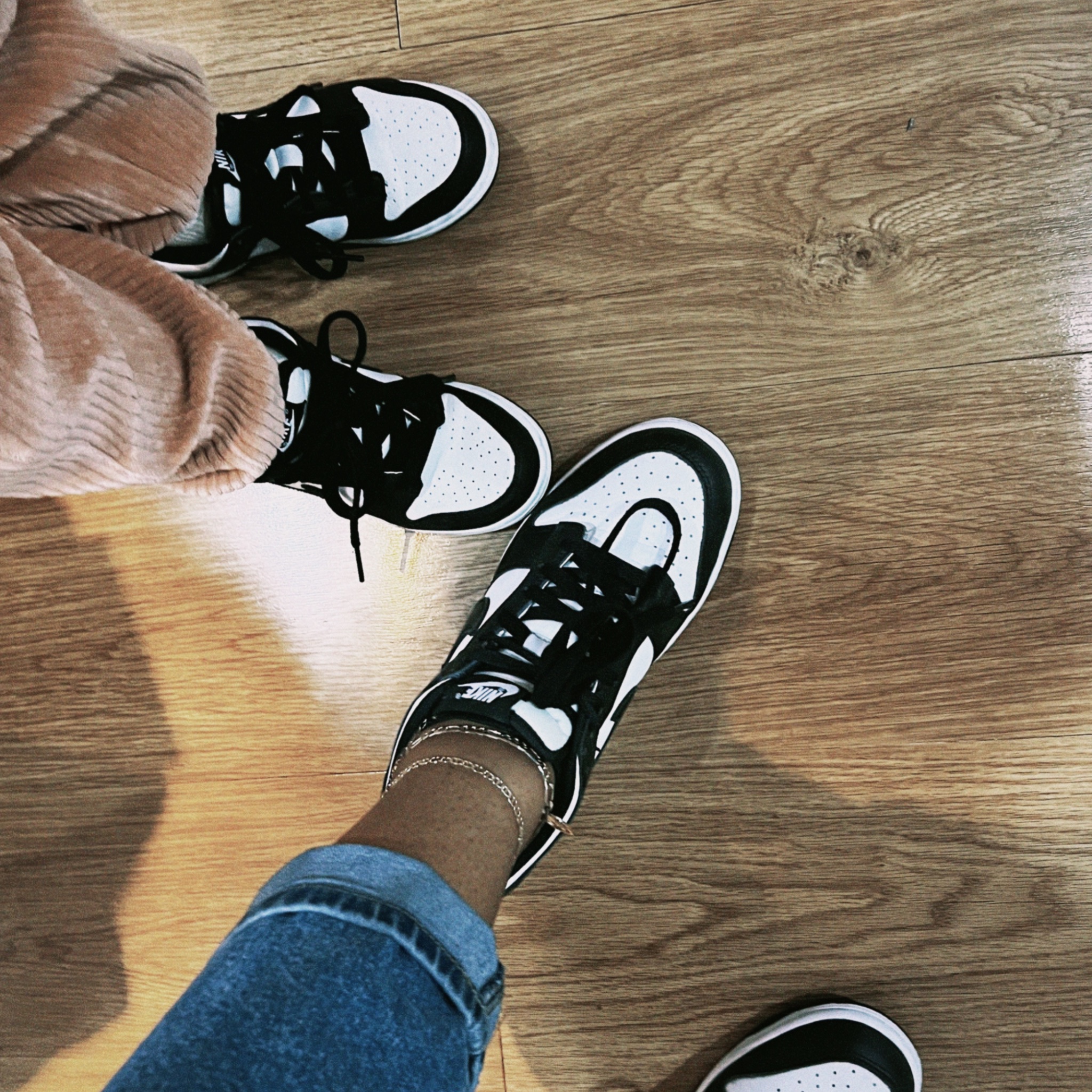 (GS) Nike Dunk Low Black, (PS) Nike Dunk Low Black 착용 스타일