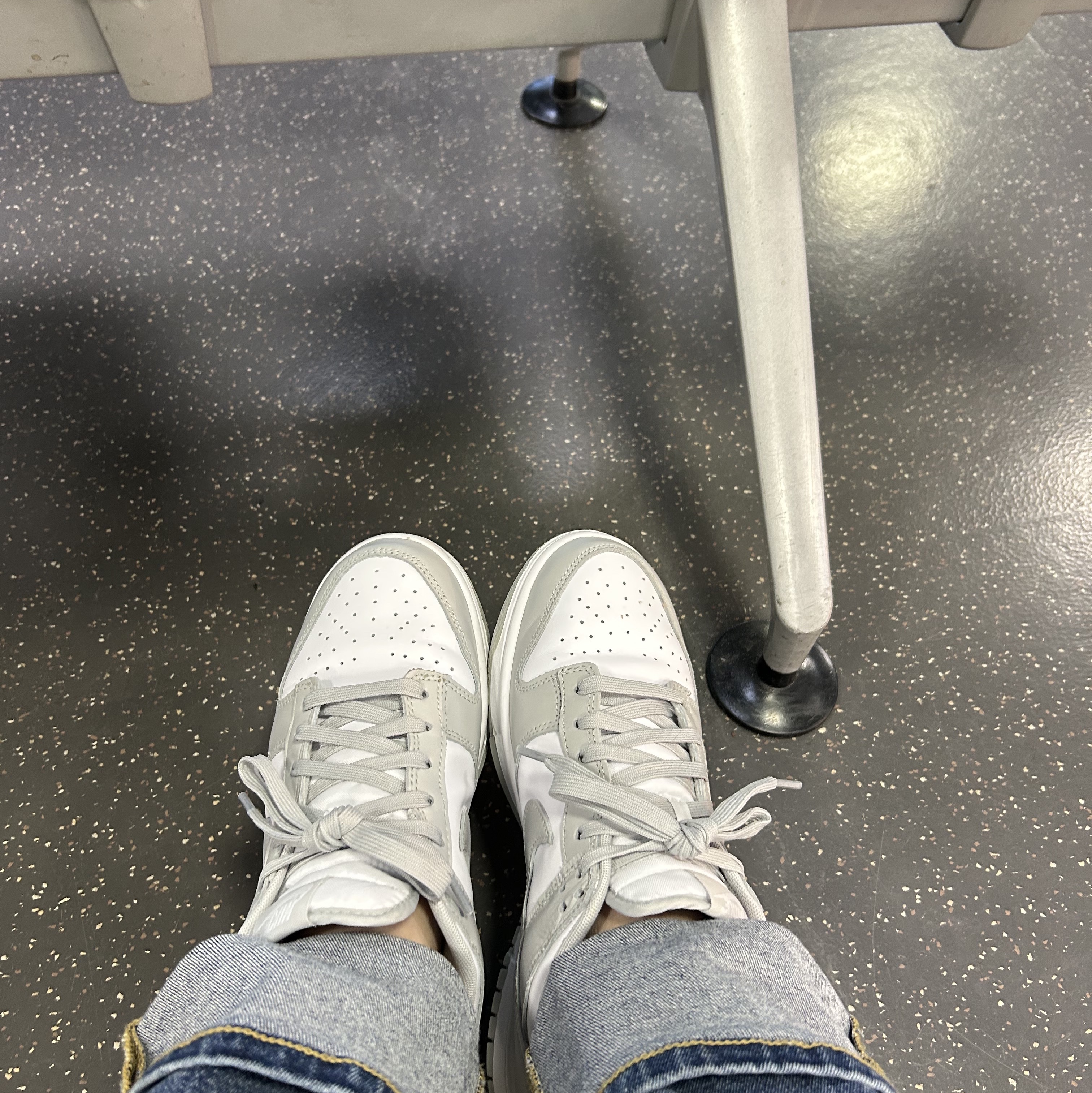 Nike Dunk Low Retro Grey Fog 착용 스타일