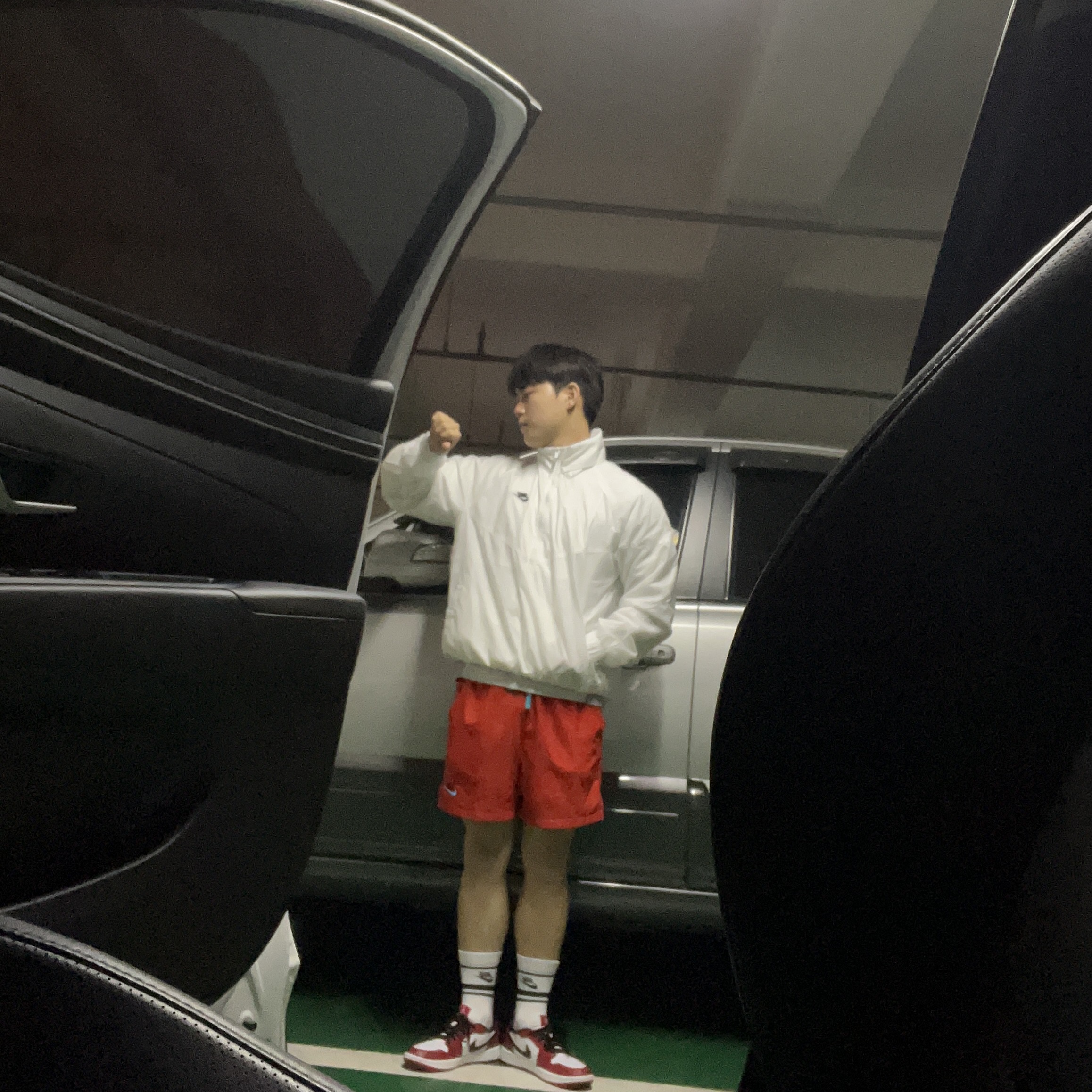 Jordan 1 Low Golf Chicago, Nike NSW Unlined Woven Windrunner Anorak Jacket White - Asia 착용 스타일 - 3