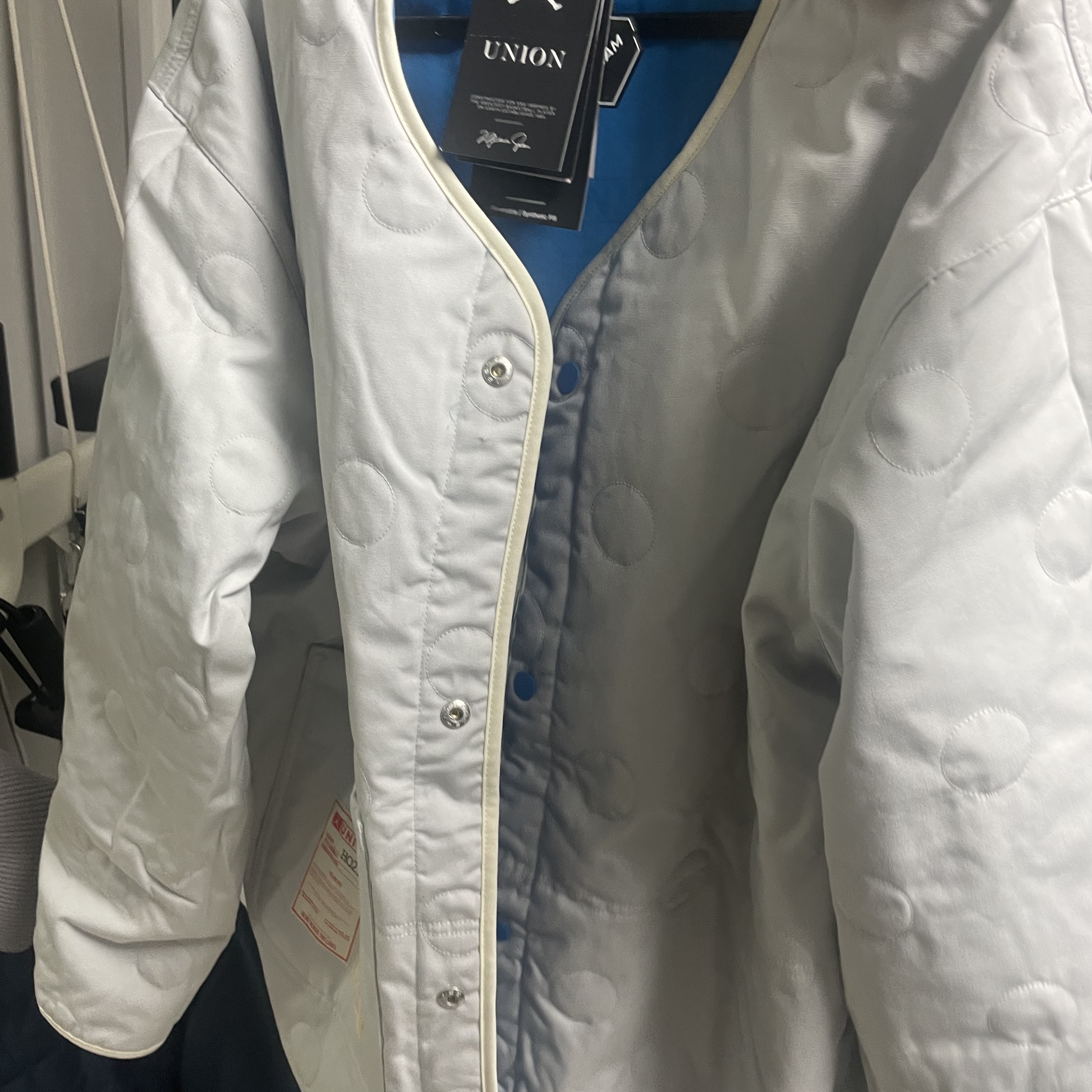 Jordan x Union Reversible Jacket Equater Blue - Asia 착용 스타일 - 2