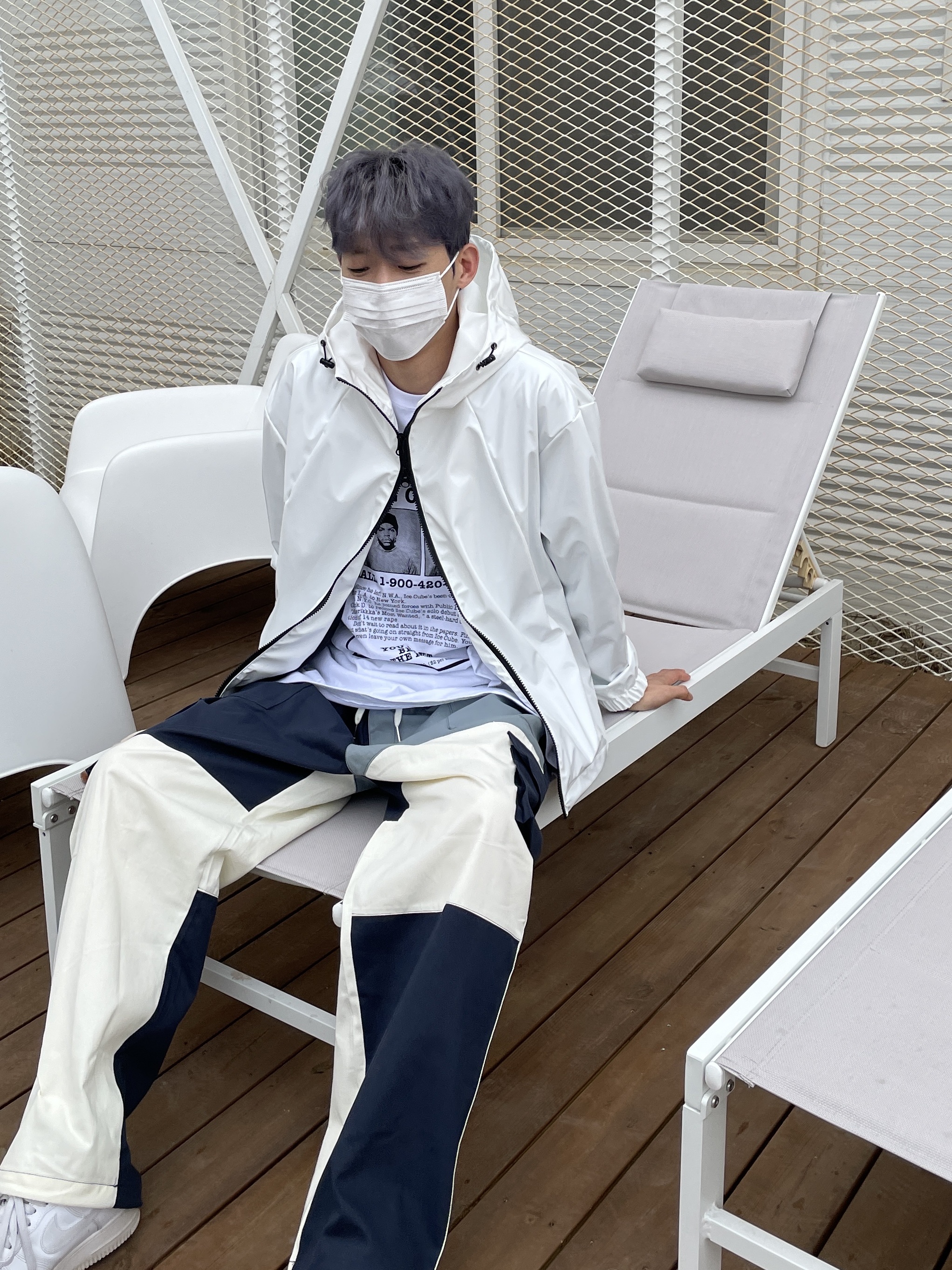 Nike Air Force 1 '07 Low White 착용 스타일 - 4