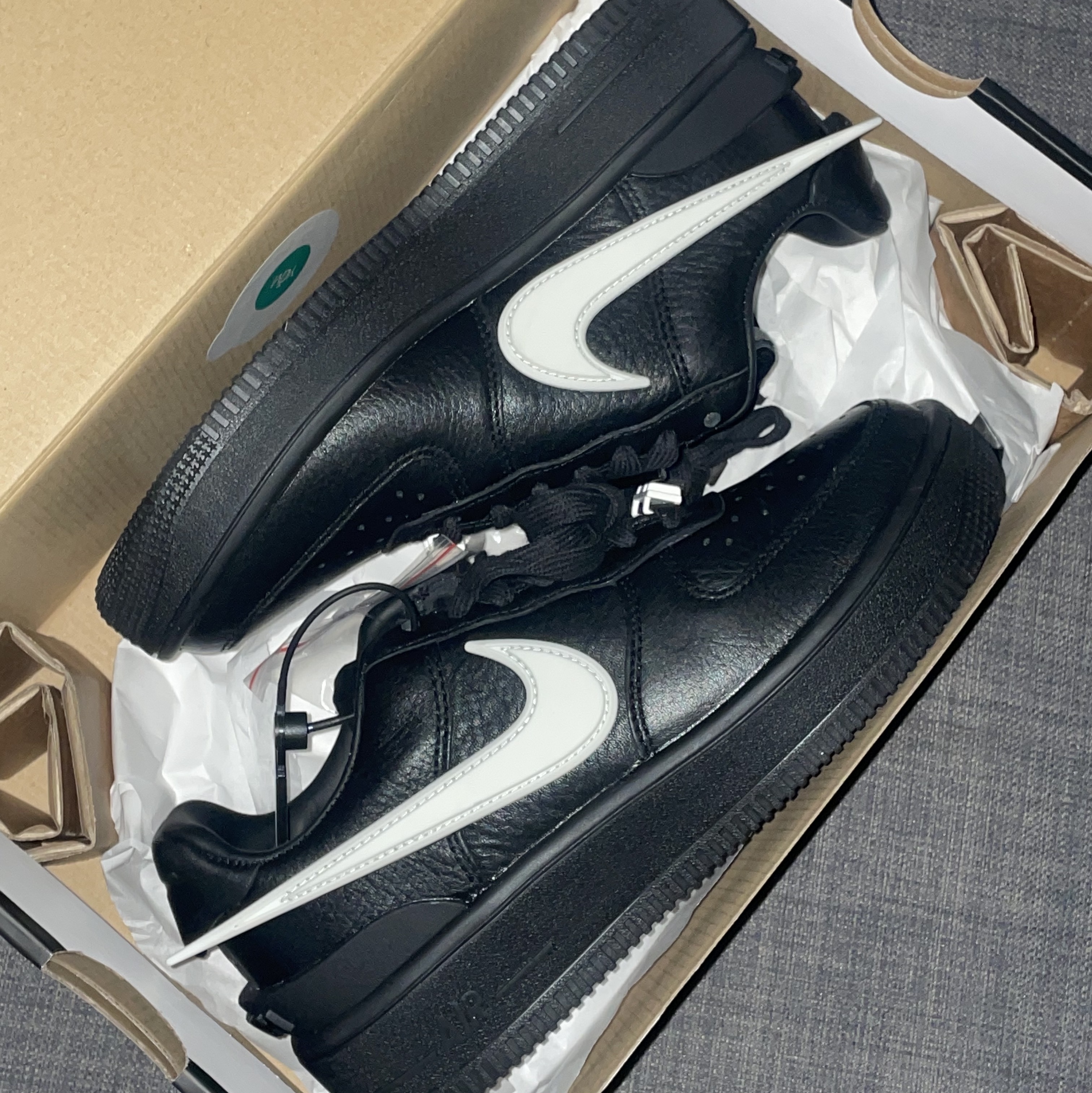 Nike x Ambush Air Force 1 Low SP Black 착용 스타일 - 4