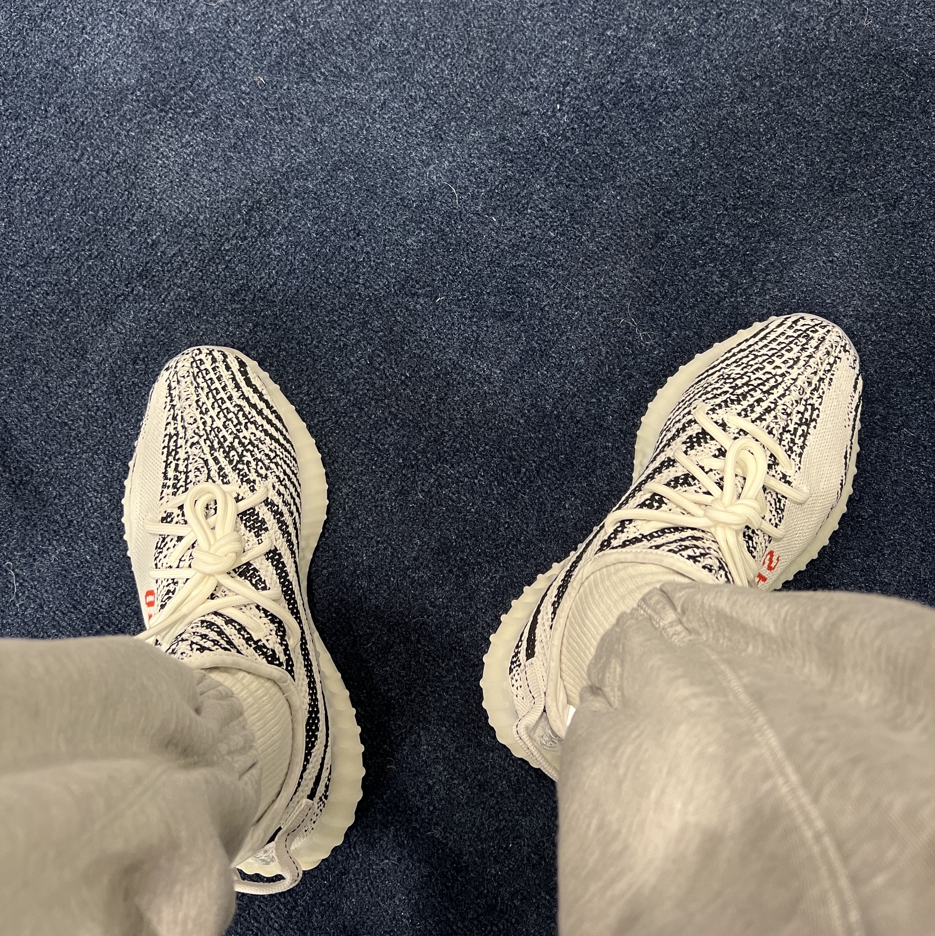 Adidas Yeezy Boost 350 V2 Zebra 2022/2023 착용 스타일