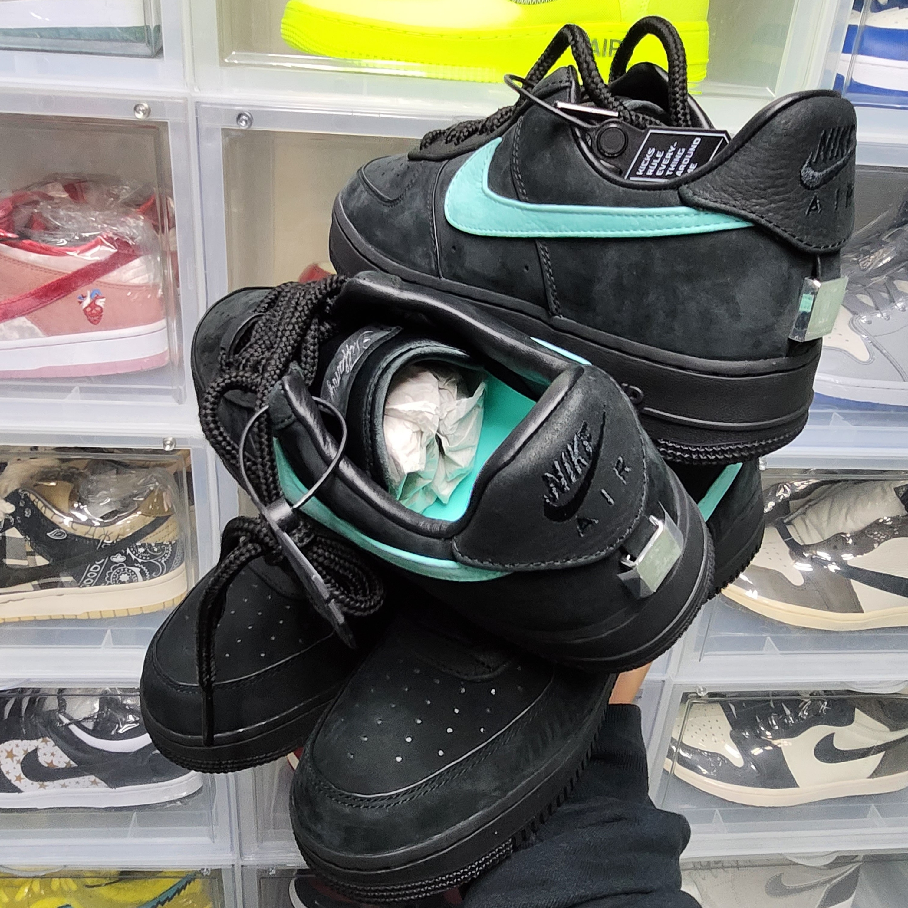 Nike x Tiffany & Co. Air Force 1 Low SP 1837 착용 스타일 - 1