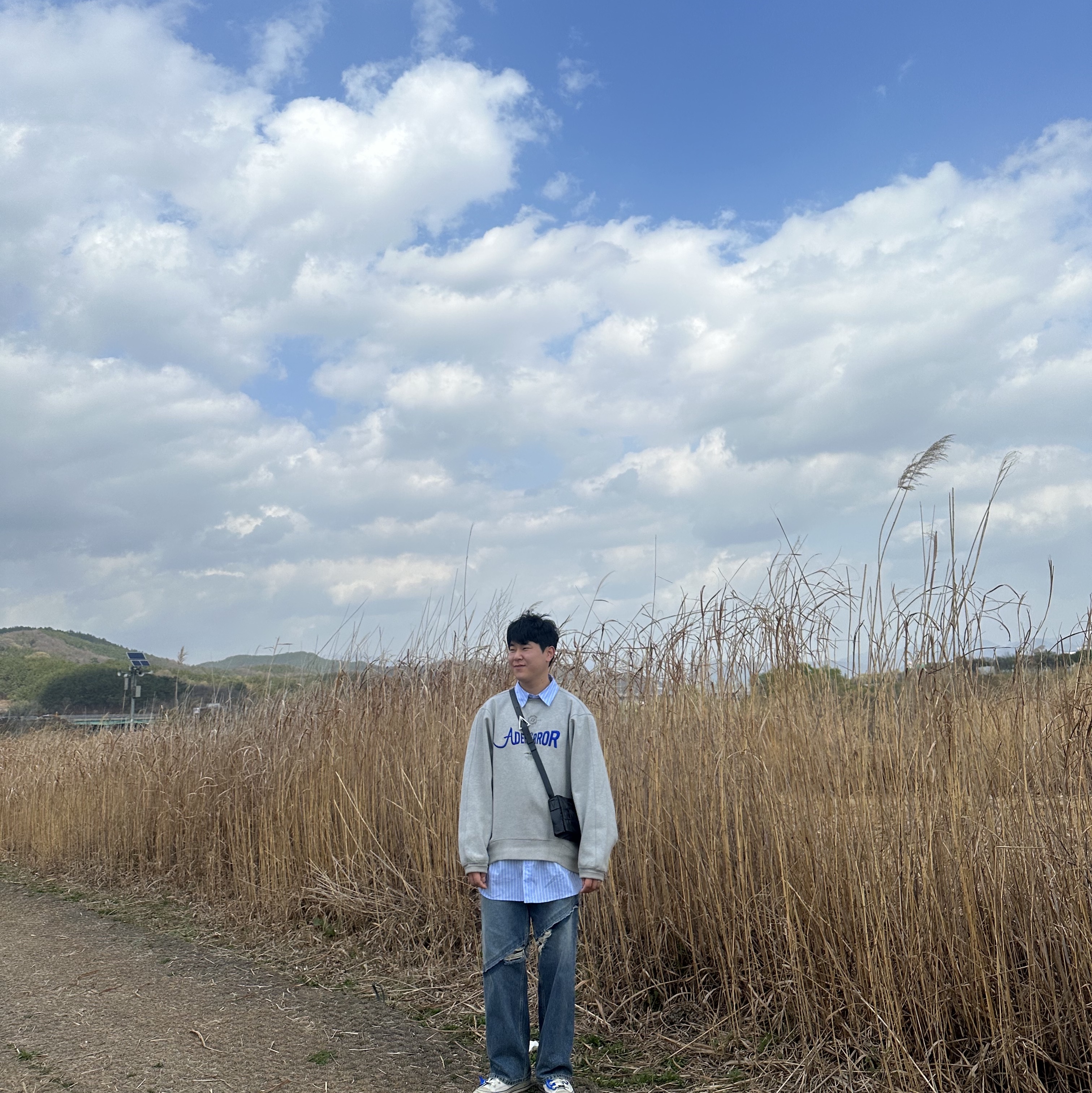 Zara x Ader Error Striped Poplin Shirt Stripe, Converse x Ader Error Chuck 70 High White 착용 스타일