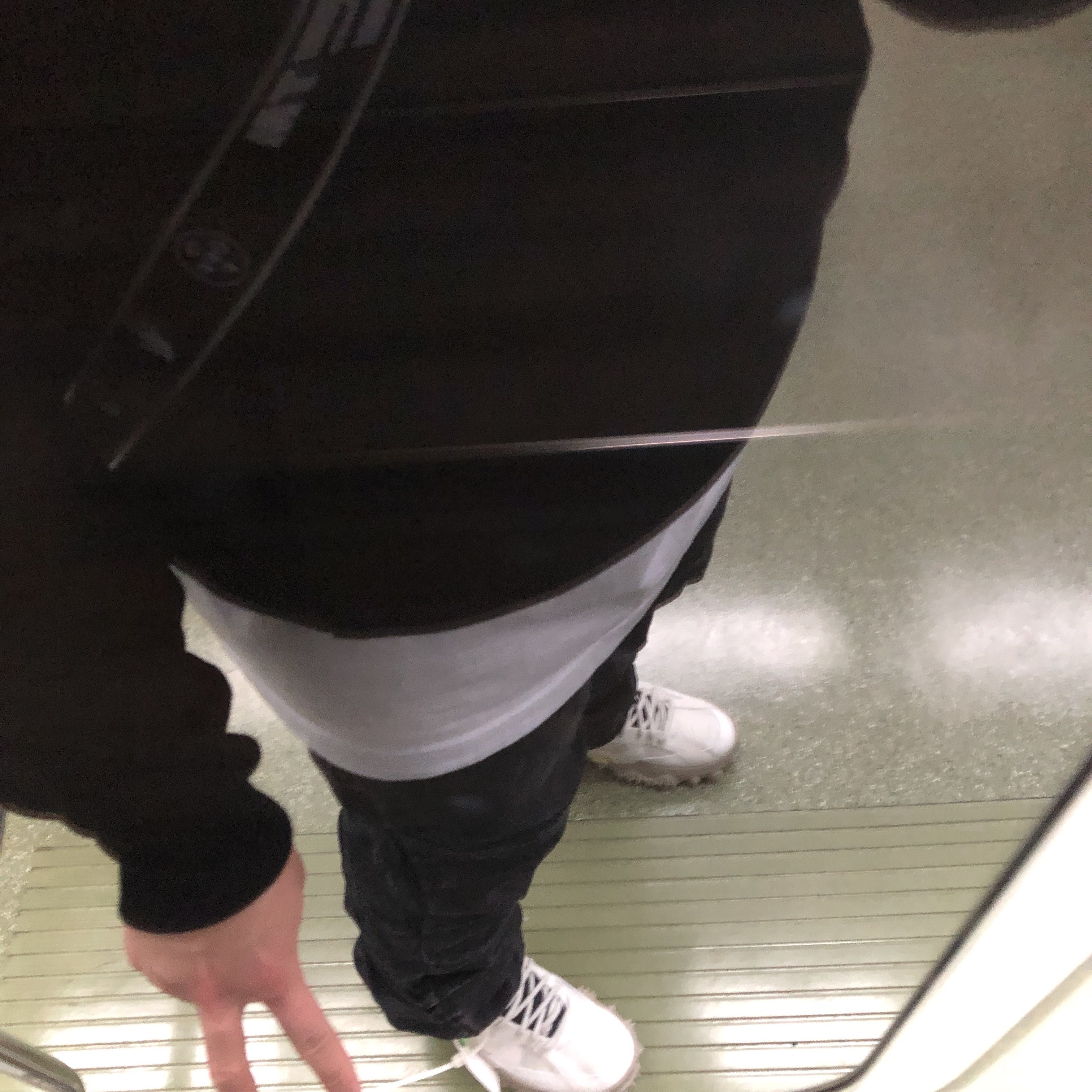 Nike x Off-White Terra Forma Summit White and Psychic Purple, Off-White x Amore Pacific Protection Box (Without Cosmetics) 착용 스타일