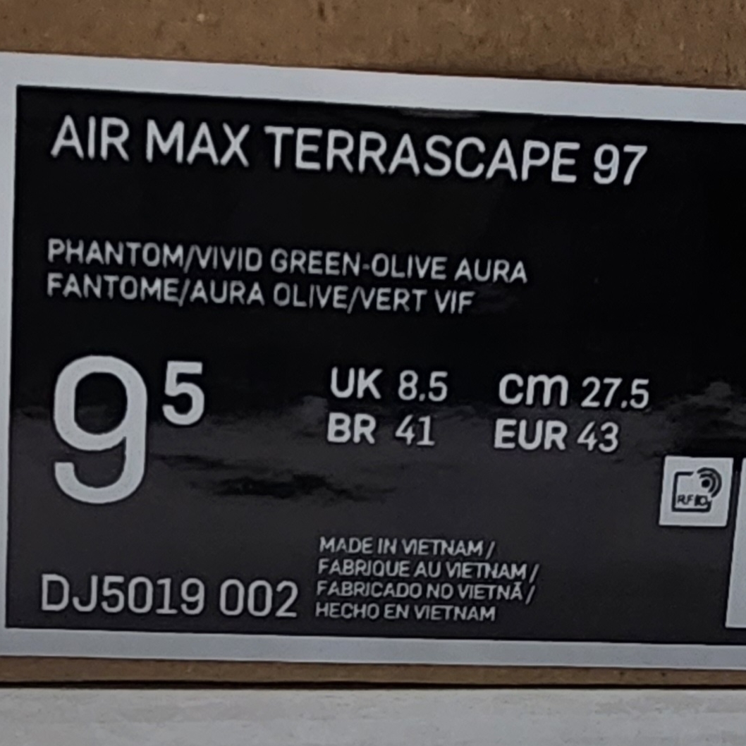 Nike Air Max Terrascape 97 Phantom and Vivid Green 착용 스타일 - 5