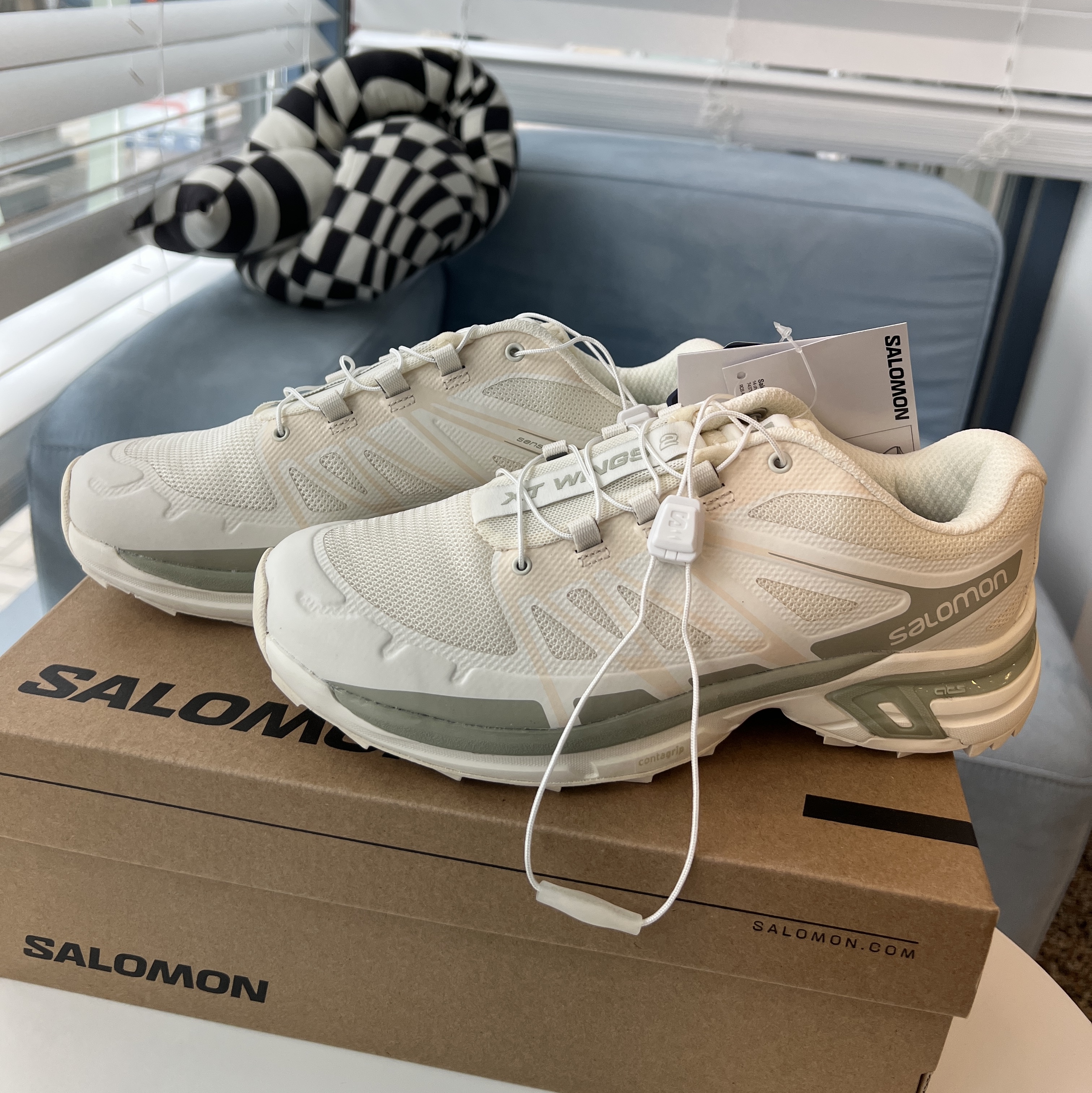 Salomon XT-Wings 2 Vanilla Ice 착용 스타일