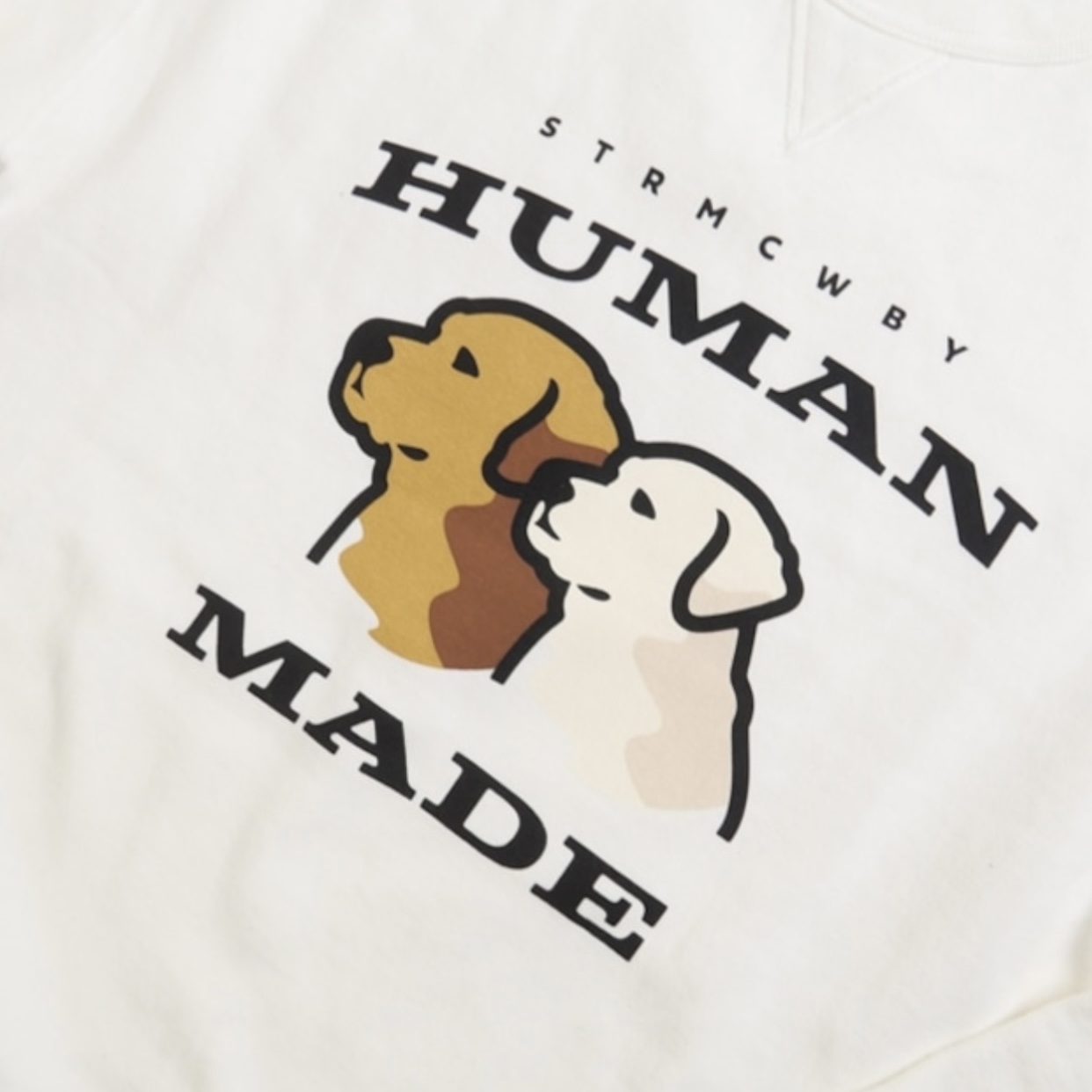 Human Made Tsuriami Sweatshirt #2 White 착용 스타일