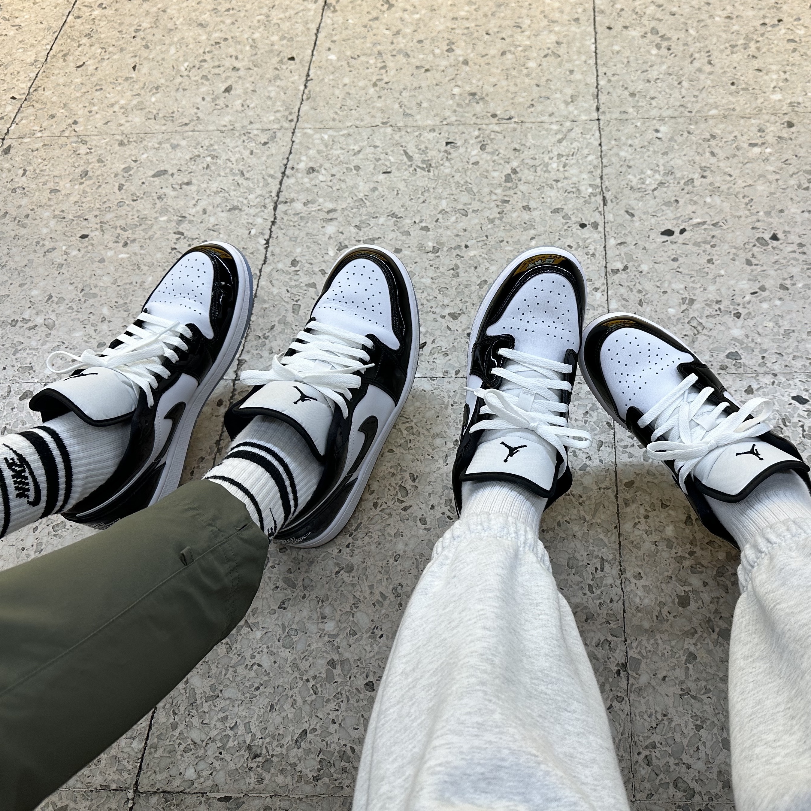 Jordan 1 Low SE Concord, (GS) Jordan 1 Low SE Concord 착용 스타일
