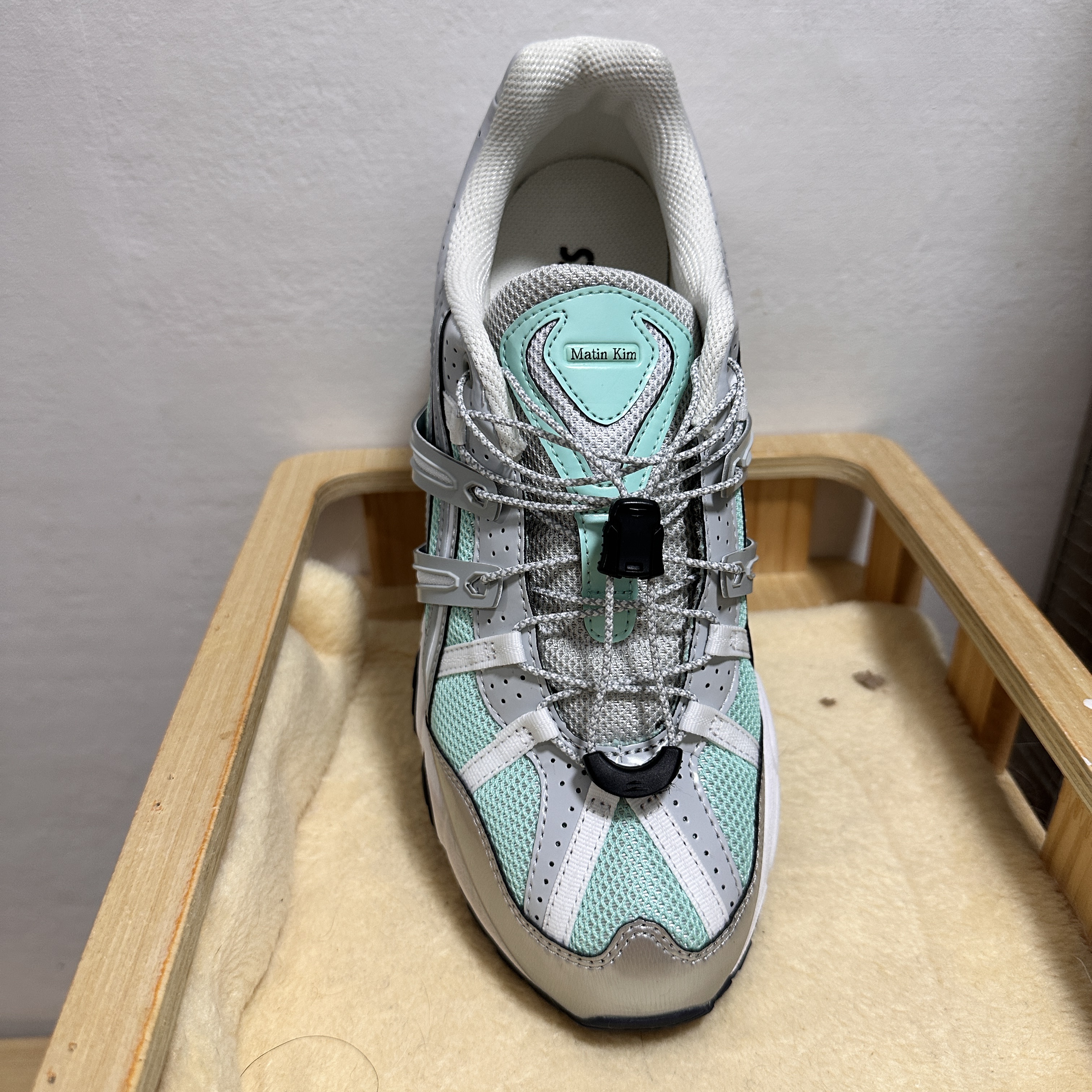 (W) Asics x Matin Kim Gel-Sonoma 15-50 Oasis Green Pure Silver 착용 스타일 - 1