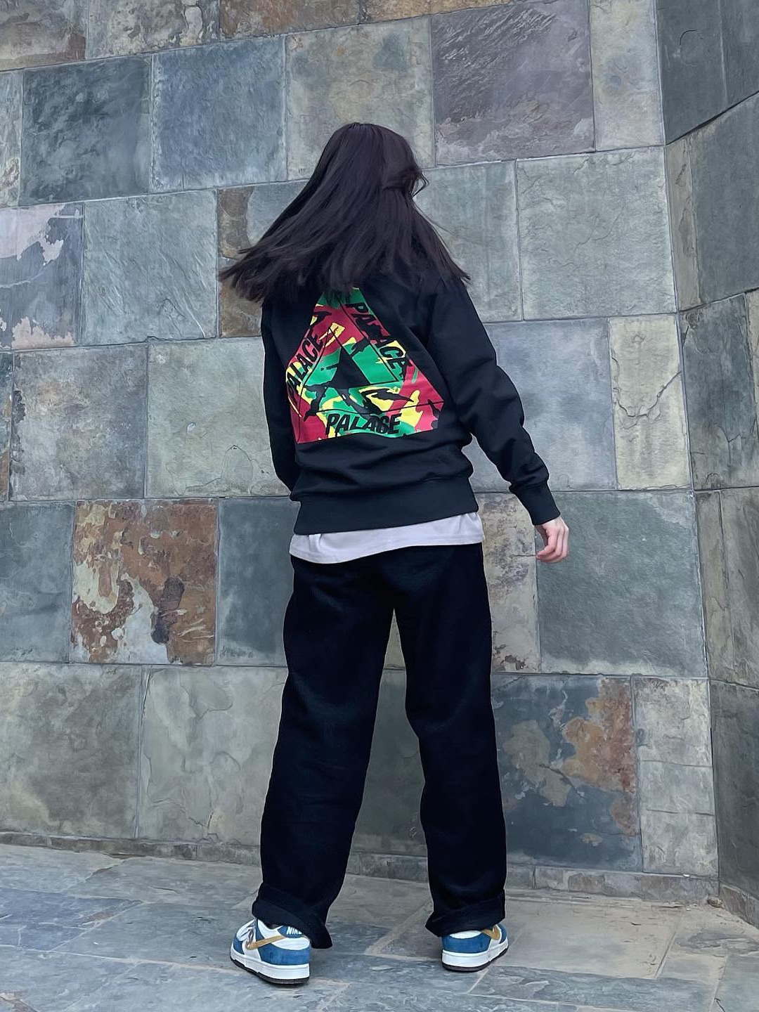 Palace Tri-Camo Hood Black - 20FW, Nike x Kasina Dunk Low 80's Bus 착용 스타일 - 1