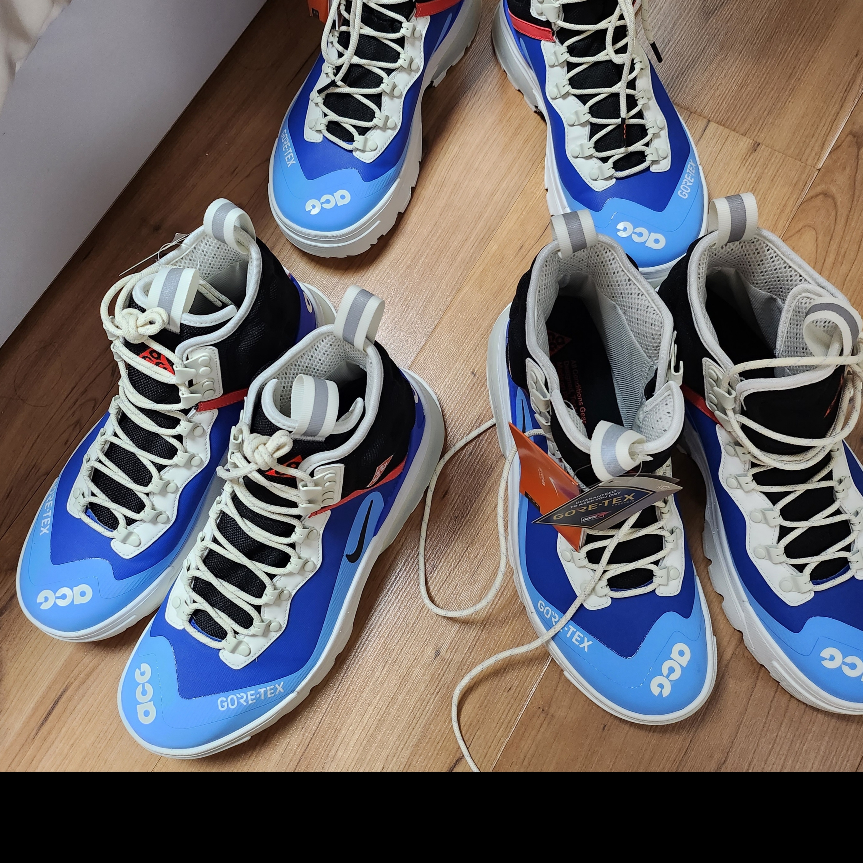 Nike ACG Air Zoom Gaiadome Gore-Tex Hyper Royal 착용 스타일 - 2