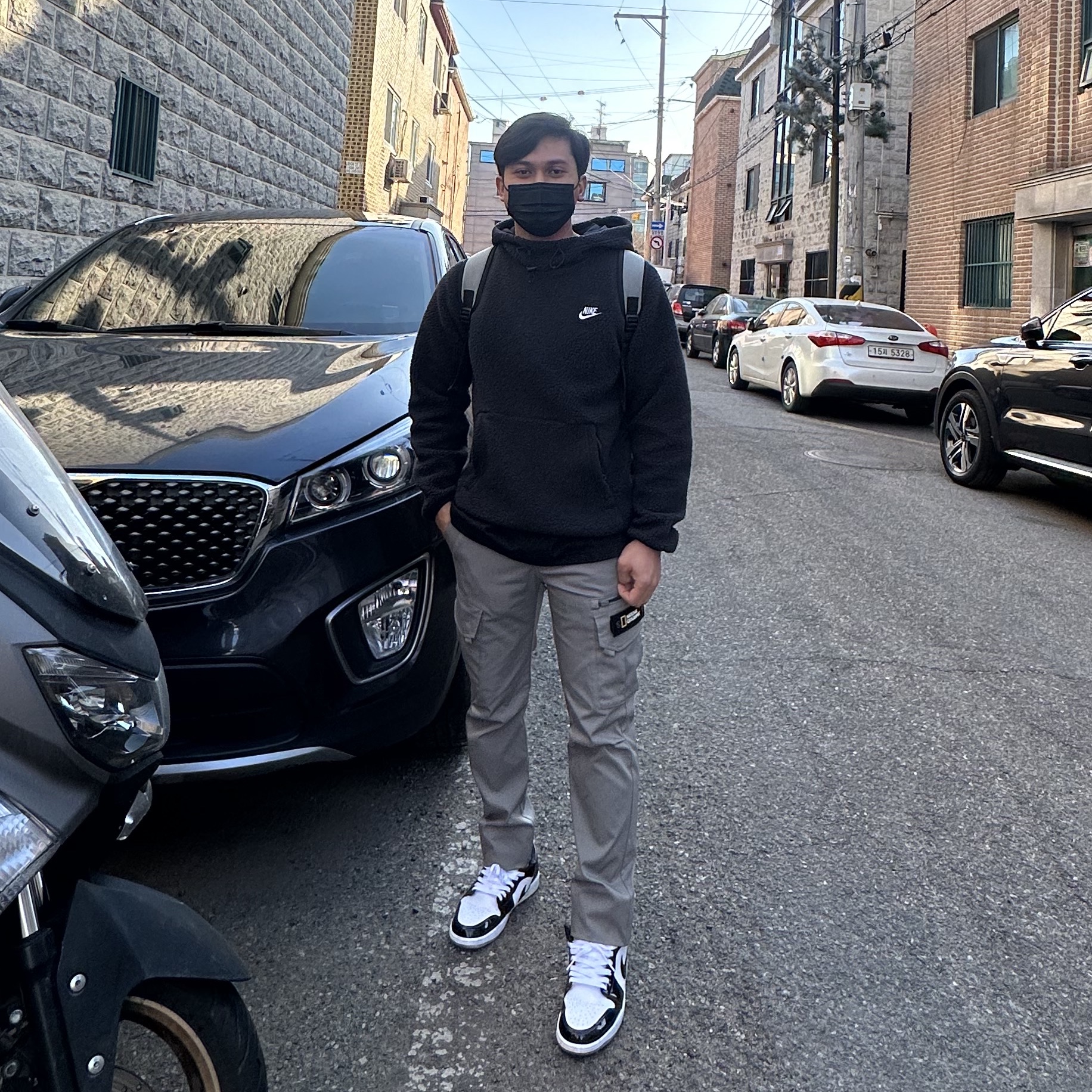 Jordan 1 Low SE Concord, (W) Jordan 1 Low Triple White 2022 착용 스타일 - 1