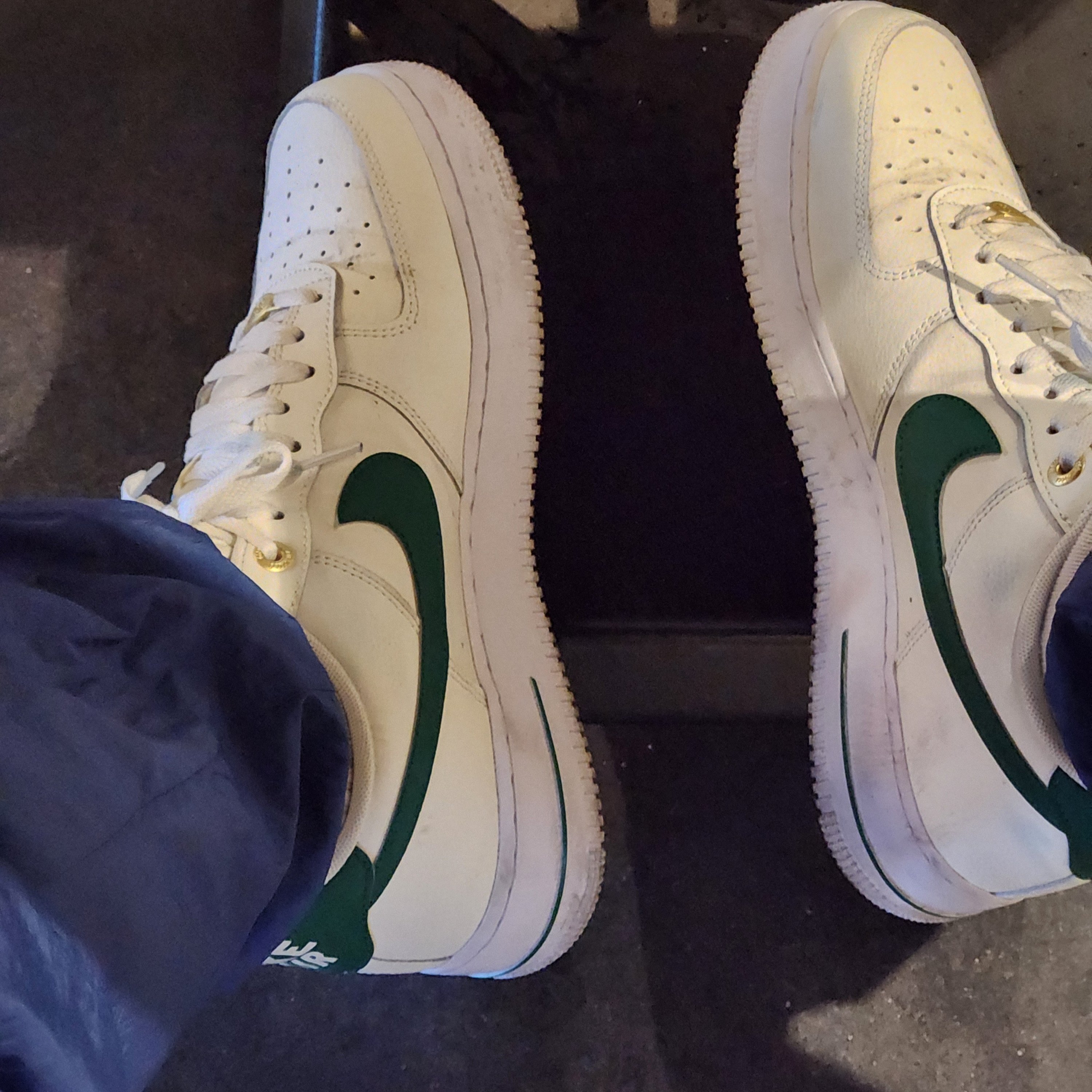 Nike Air Force 1 '07 LV8 40th Anniversary Join Forces Sail Malachite 착용 스타일