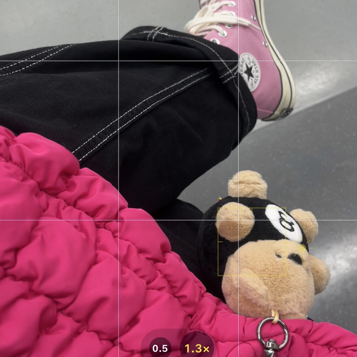 COS Quilted Mini Bag Pink, Converse Chuck 70 High Magic Flamingo 착용 스타일