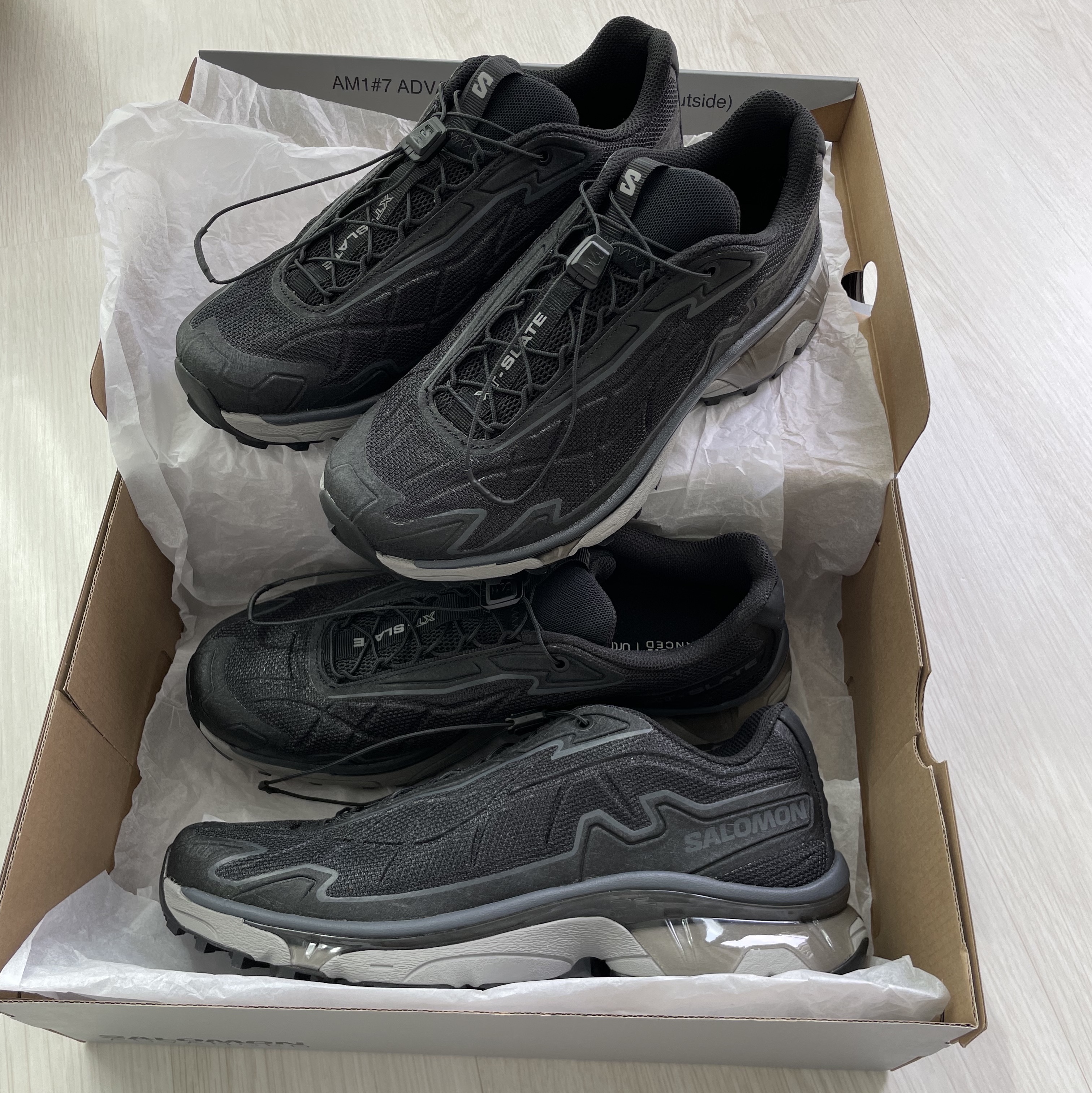 Salomon XT-Slate ADV Black Ebony 착용 스타일 - 3