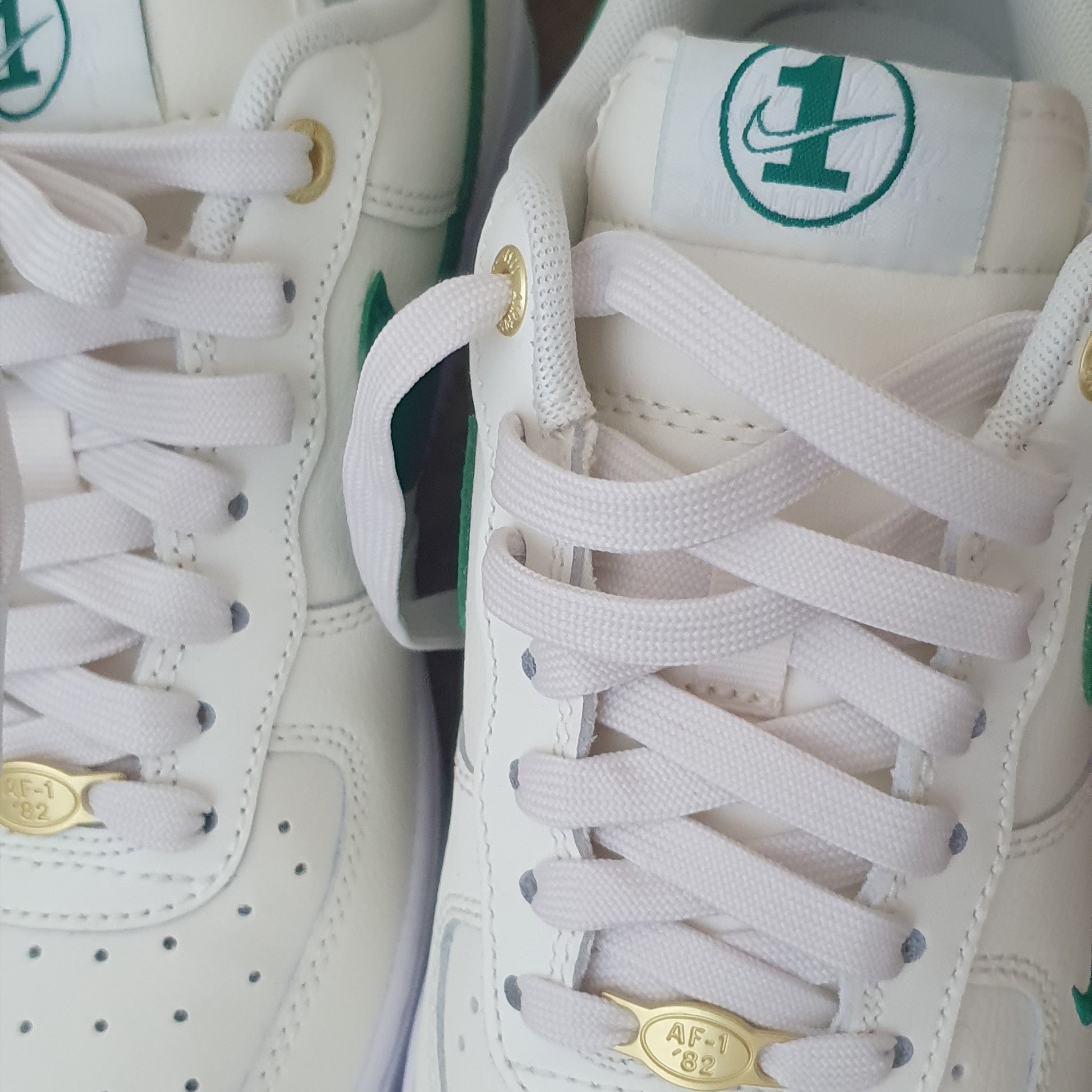 (W) Nike Air Force 1 '07 SE 40th Anniversary Join Forces Sail Malachite 착용 스타일